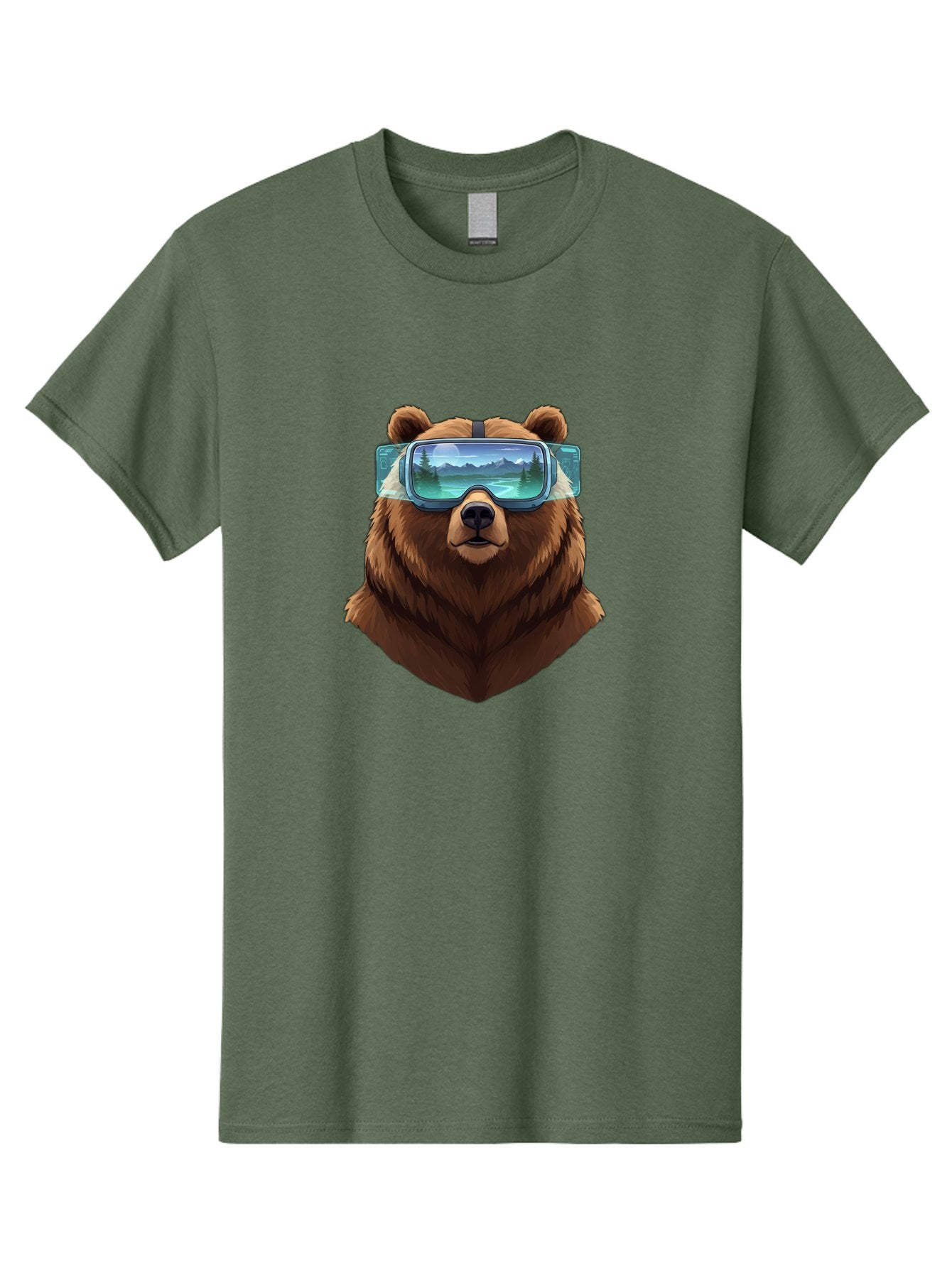 Brown-Bear-Goggles Men'S Graphic Tee, 100% Cotton, Comfortable Casual Summer Wear, Machine Washable, Vintage Camera, Old Camera, Antique Camera, Black Camera, Classic Photography, Photography Equipment, Nostalgic Device, Film Camera, Bae920 4