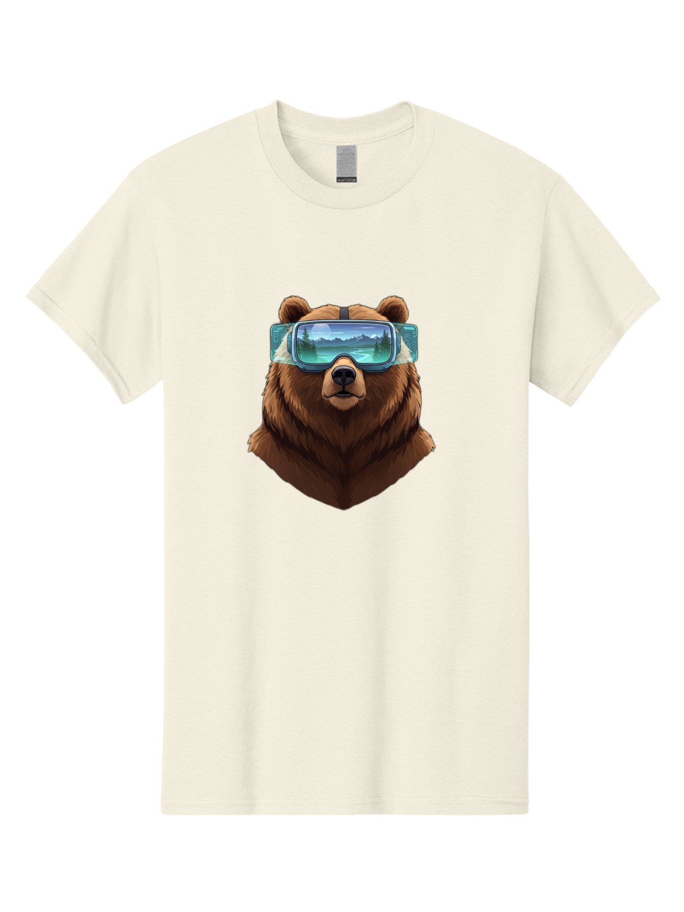 Brown-Bear-Goggles Men'S Graphic Tee, 100% Cotton, Comfortable Casual Summer Wear, Machine Washable, Vintage Camera, Old Camera, Antique Camera, Black Camera, Classic Photography, Photography Equipment, Nostalgic Device, Film Camera, Bae920 10