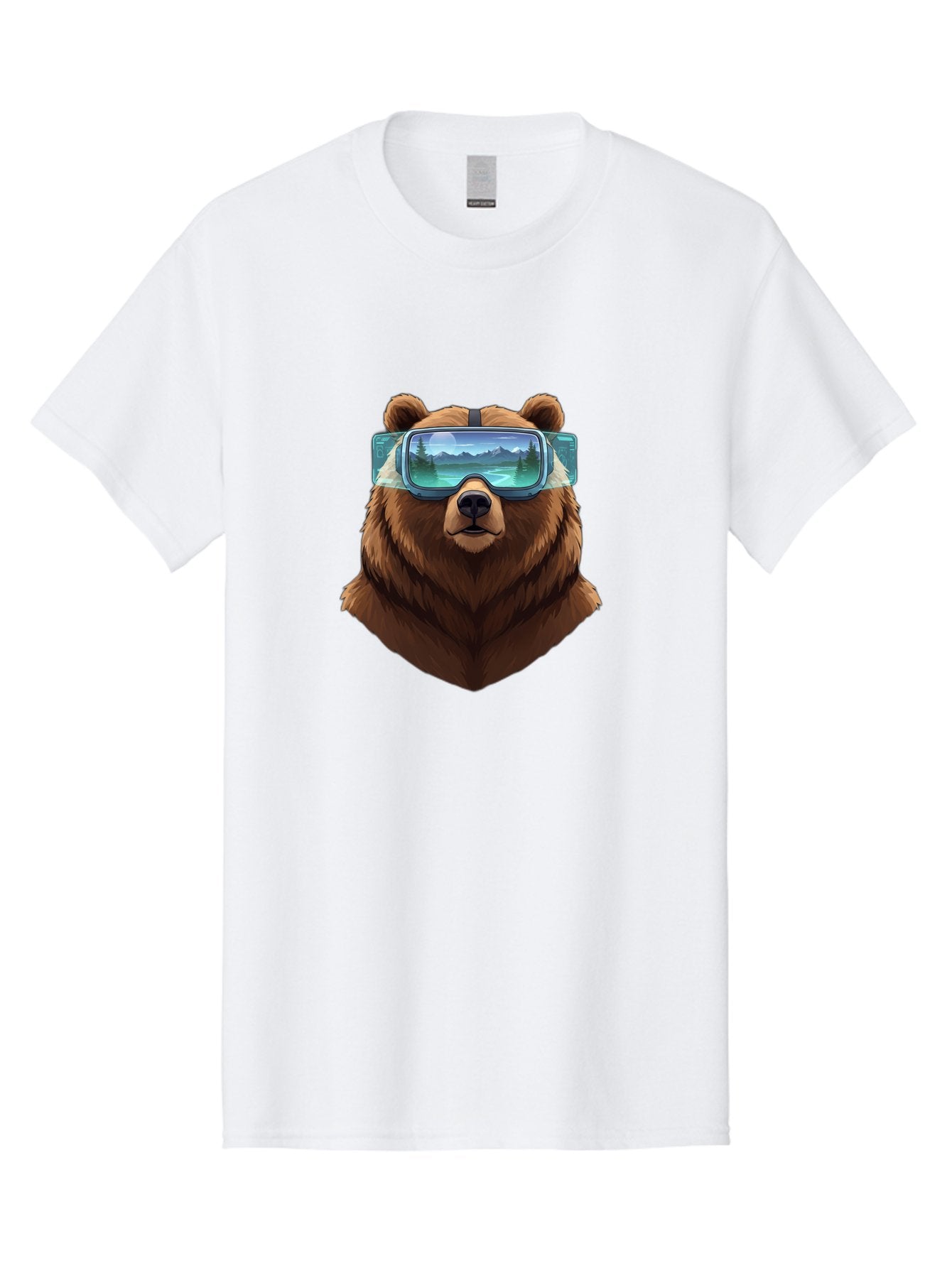 Brown-Bear-Goggles Men'S Graphic Tee, 100% Cotton, Comfortable Casual Summer Wear, Machine Washable, Vintage Camera, Old Camera, Antique Camera, Black Camera, Classic Photography, Photography Equipment, Nostalgic Device, Film Camera, Bae920