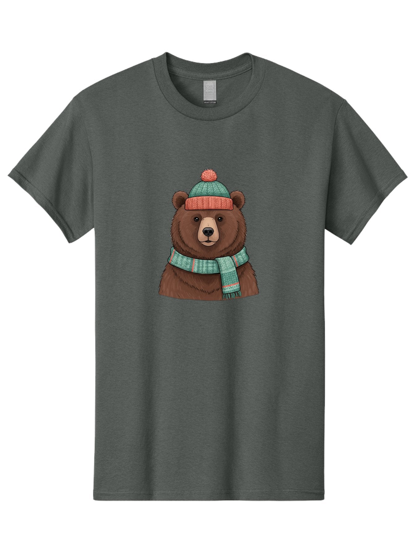 Brown-Bear-In-Winter-Hat Men'S Graphic Tee, 100% Cotton, Comfortable Casual Summer Wear, Machine Washable, Vintage Camera, Old Camera, Antique Camera, Black Camera, Classic Photography, Photography Equipment, Nostalgic Device, Film Camera, Bae922 12