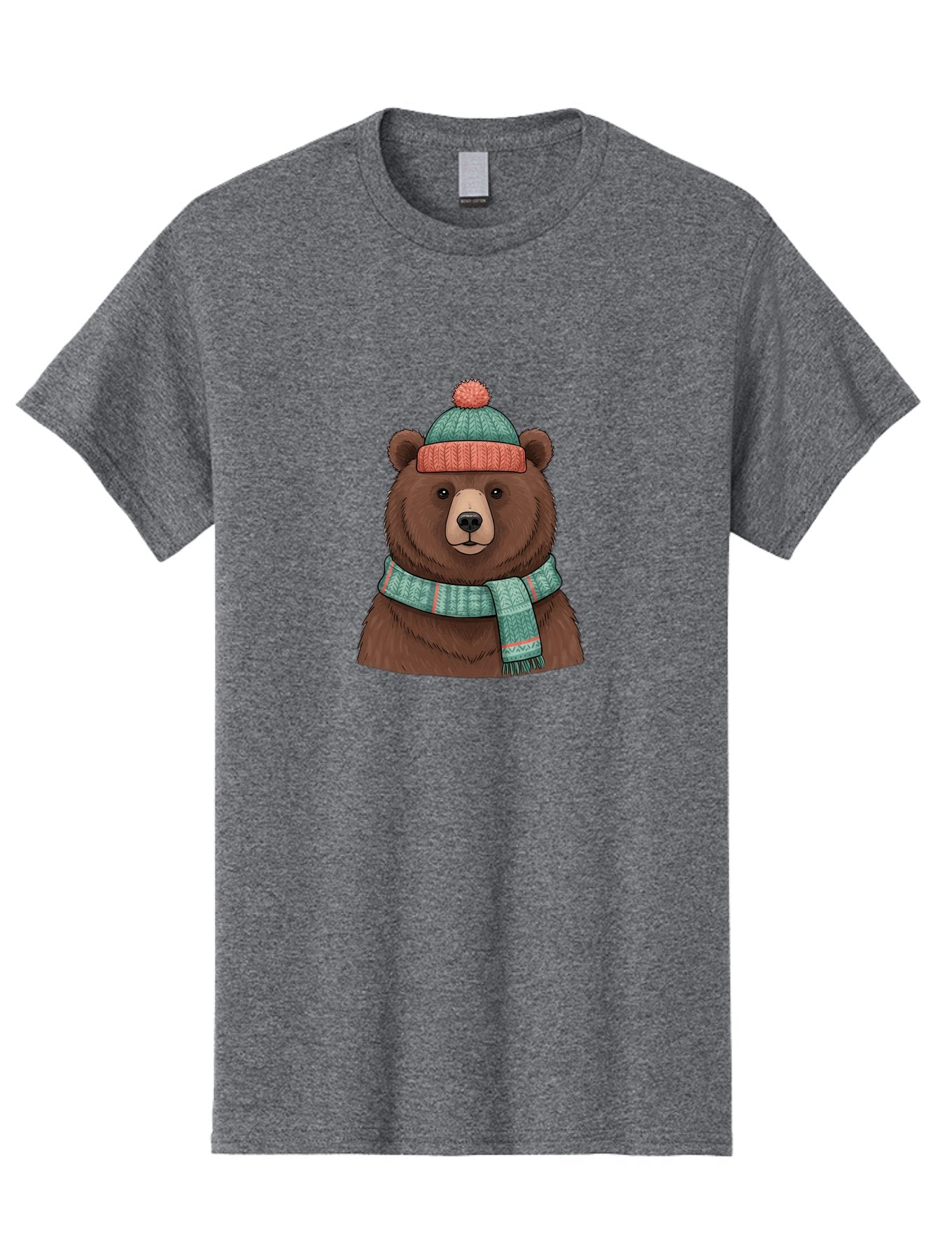 Brown-Bear-In-Winter-Hat Men'S Graphic Tee, 100% Cotton, Comfortable Casual Summer Wear, Machine Washable, Vintage Camera, Old Camera, Antique Camera, Black Camera, Classic Photography, Photography Equipment, Nostalgic Device, Film Camera, Bae922 6