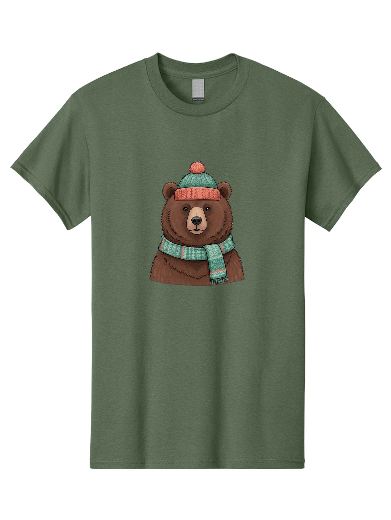 Brown-Bear-In-Winter-Hat Men'S Graphic Tee, 100% Cotton, Comfortable Casual Summer Wear, Machine Washable, Vintage Camera, Old Camera, Antique Camera, Black Camera, Classic Photography, Photography Equipment, Nostalgic Device, Film Camera, Bae922 13