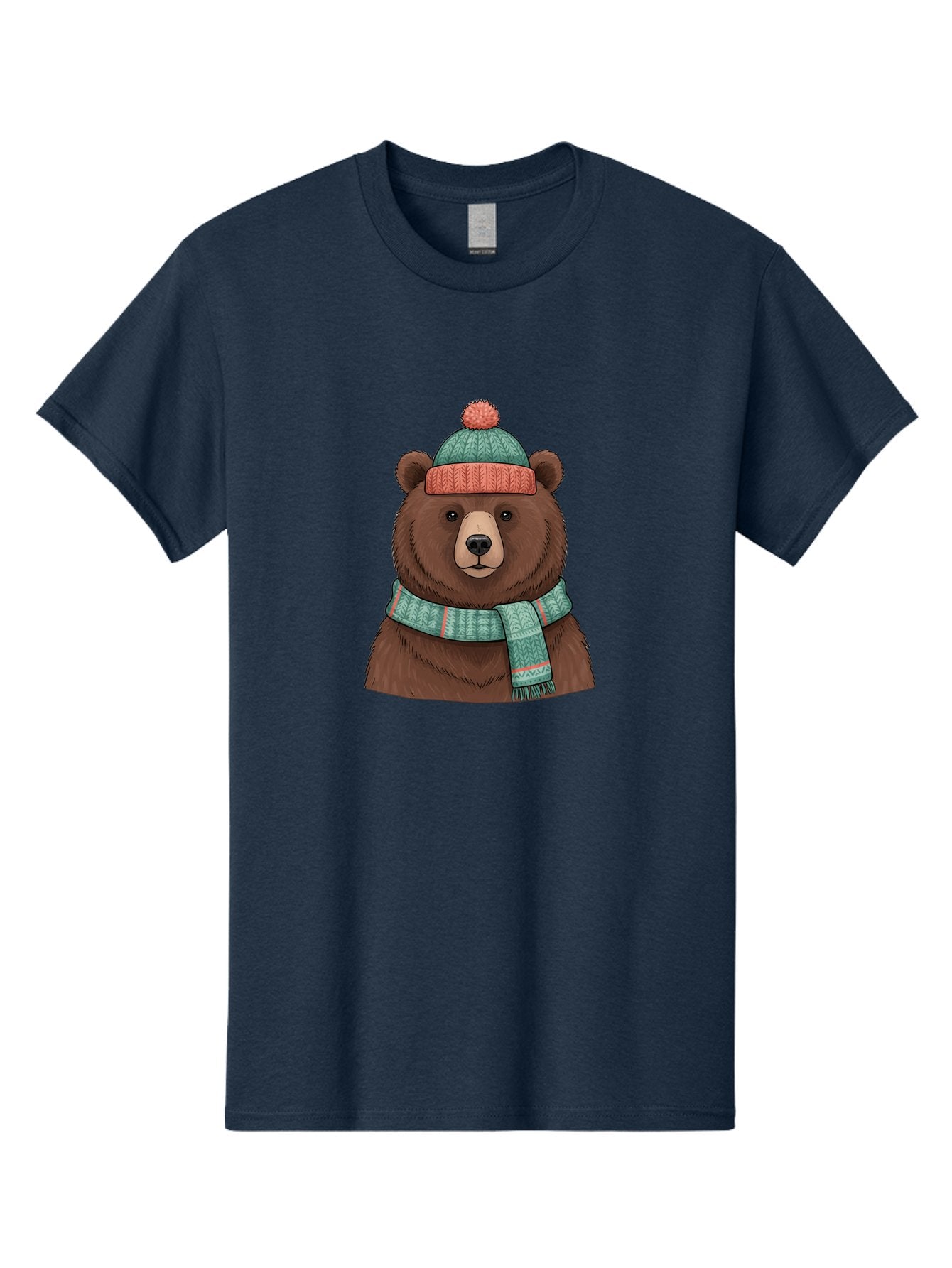 Brown-Bear-In-Winter-Hat Men'S Graphic Tee, 100% Cotton, Comfortable Casual Summer Wear, Machine Washable, Vintage Camera, Old Camera, Antique Camera, Black Camera, Classic Photography, Photography Equipment, Nostalgic Device, Film Camera, Bae922 5