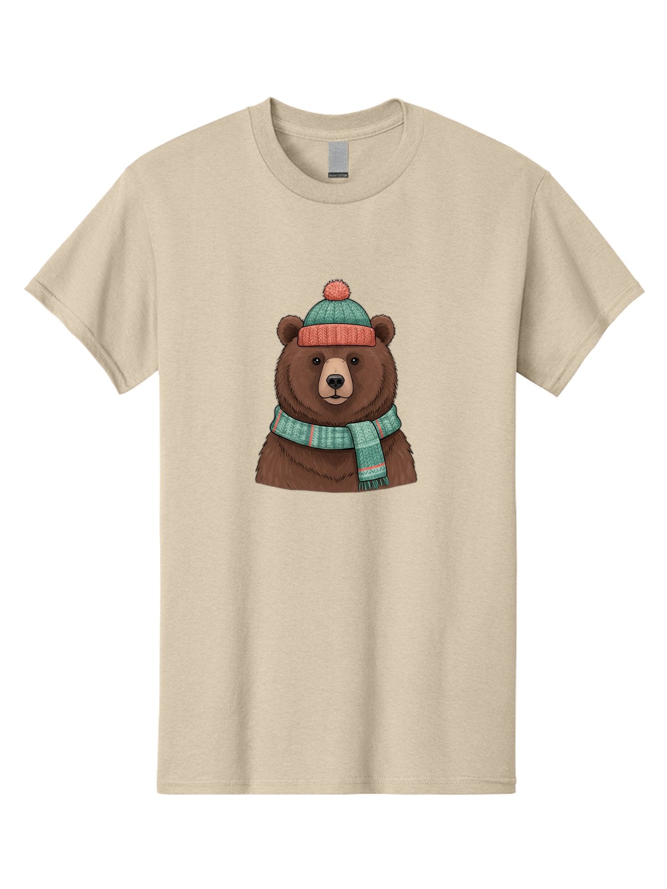 Brown-Bear-In-Winter-Hat Men'S Graphic Tee, 100% Cotton, Comfortable Casual Summer Wear, Machine Washable, Vintage Camera, Old Camera, Antique Camera, Black Camera, Classic Photography, Photography Equipment, Nostalgic Device, Film Camera, Bae922 7
