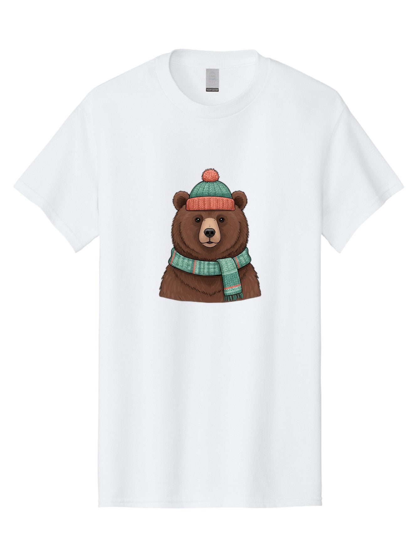 Brown-Bear-In-Winter-Hat Men'S Graphic Tee, 100% Cotton, Comfortable Casual Summer Wear, Machine Washable, Vintage Camera, Old Camera, Antique Camera, Black Camera, Classic Photography, Photography Equipment, Nostalgic Device, Film Camera, Bae922 9