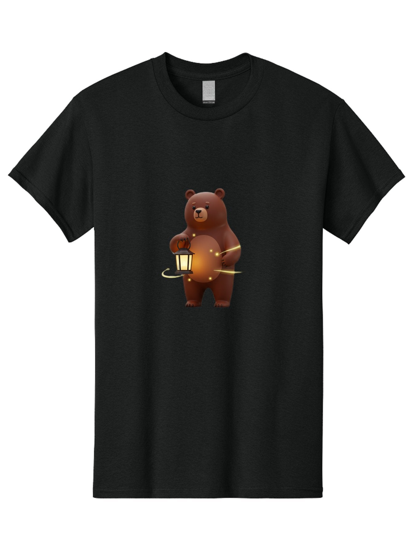 Brown-Bear-Lantern Men'S Graphic Tee, 100% Cotton, Comfortable Casual Summer Wear, Machine Washable, Vintage Camera, Old Camera, Antique Camera, Black Camera, Classic Photography, Photography Equipment, Nostalgic Device, Film Camera, Bae923 4