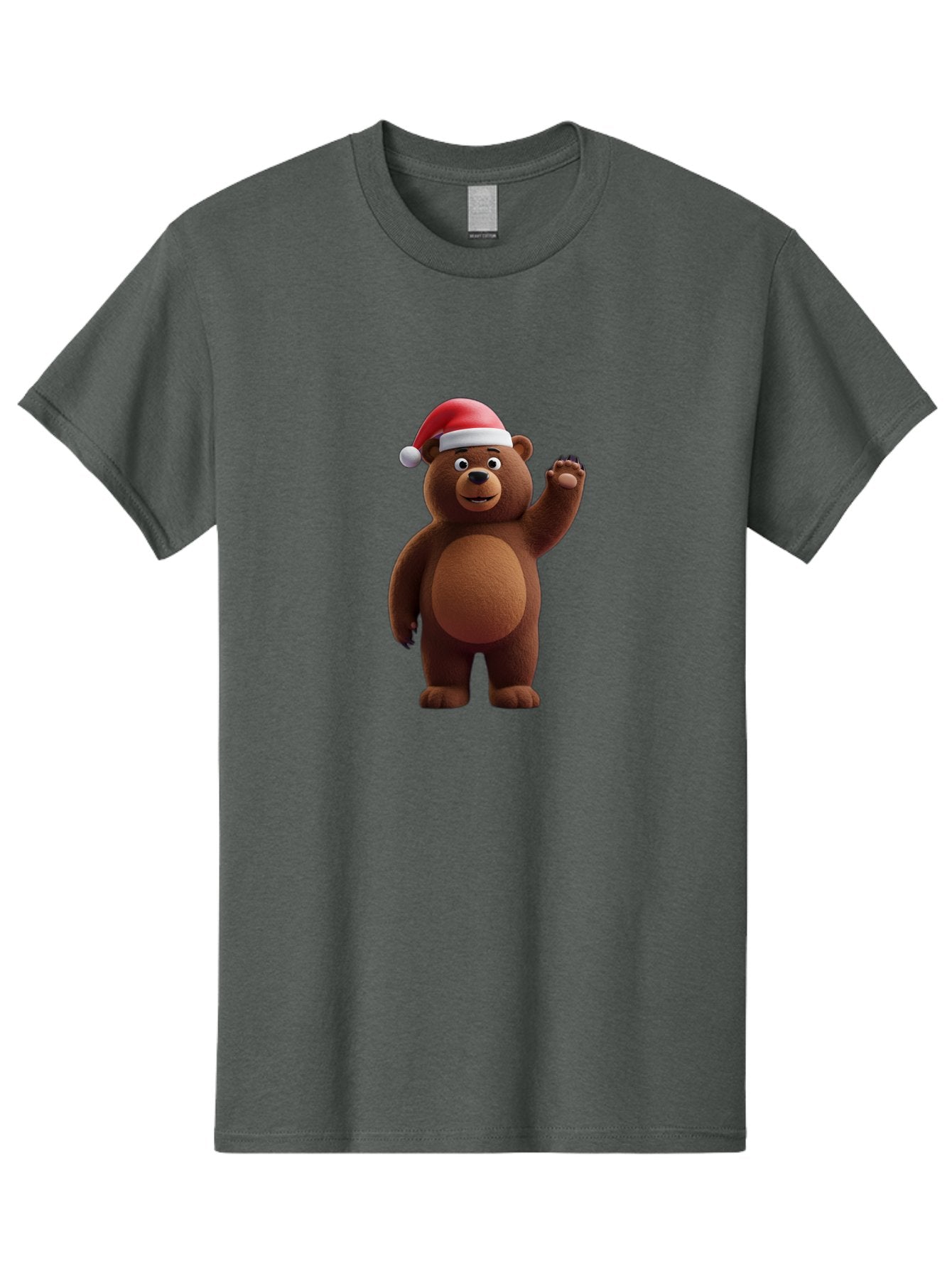 Brown-Bear-Santa-Hat-1 Men'S Graphic Tee, 100% Cotton, Comfortable Casual Summer Wear, Machine Washable, Vintage Camera, Old Camera, Antique Camera, Black Camera, Classic Photography, Photography Equipment, Nostalgic Device, Film Camera, Bae924 8