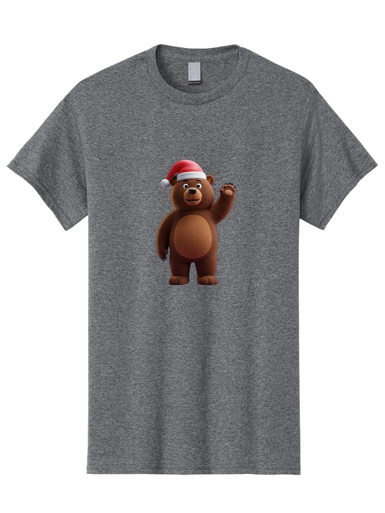 Brown-Bear-Santa-Hat-1 Men'S Graphic Tee, 100% Cotton, Comfortable Casual Summer Wear, Machine Washable, Vintage Camera, Old Camera, Antique Camera, Black Camera, Classic Photography, Photography Equipment, Nostalgic Device, Film Camera, Bae924 9