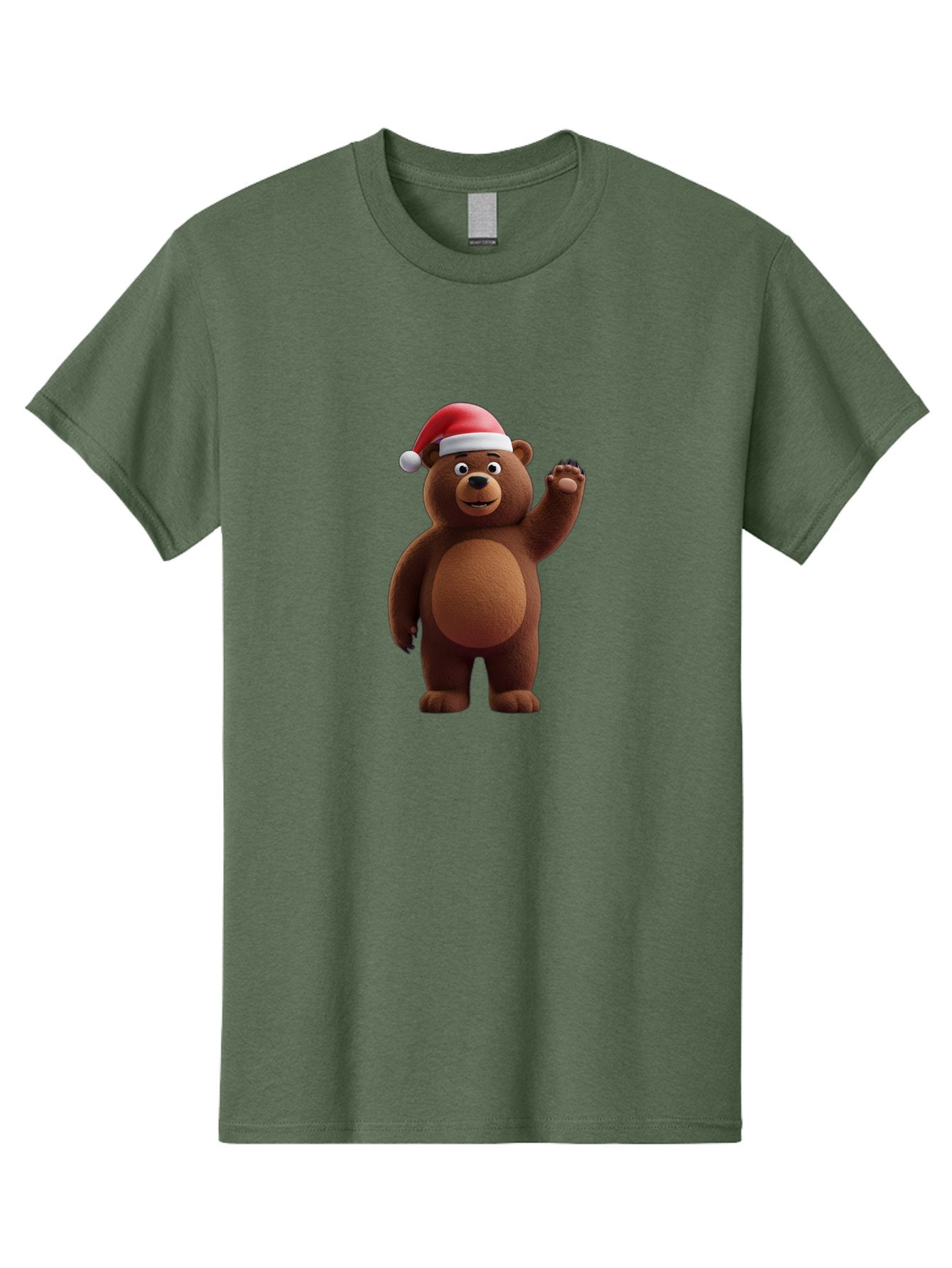 Brown-Bear-Santa-Hat-1 Men'S Graphic Tee, 100% Cotton, Comfortable Casual Summer Wear, Machine Washable, Vintage Camera, Old Camera, Antique Camera, Black Camera, Classic Photography, Photography Equipment, Nostalgic Device, Film Camera, Bae924 6
