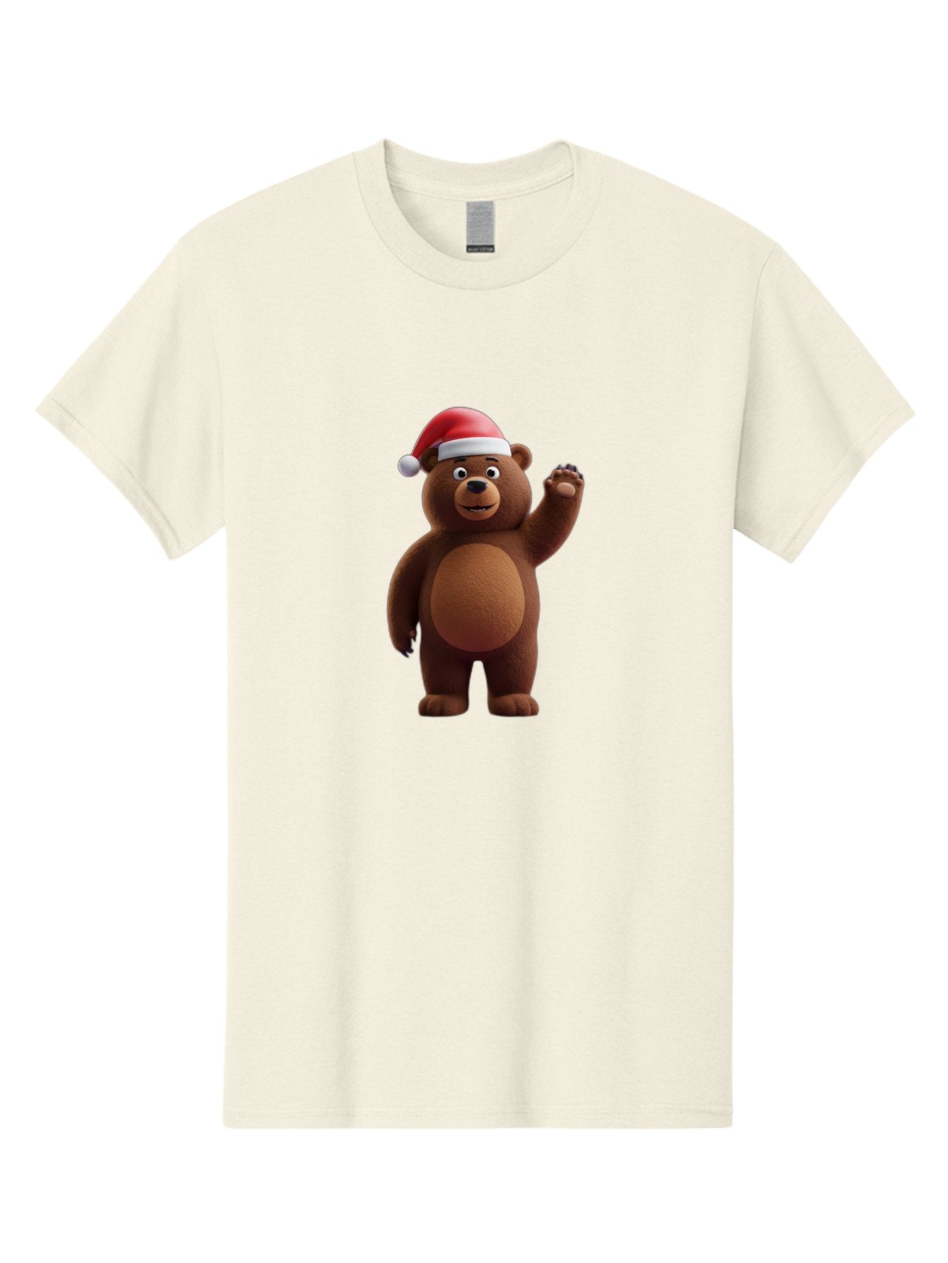 Brown-Bear-Santa-Hat-1 Men'S Graphic Tee, 100% Cotton, Comfortable Casual Summer Wear, Machine Washable, Vintage Camera, Old Camera, Antique Camera, Black Camera, Classic Photography, Photography Equipment, Nostalgic Device, Film Camera, Bae924 13