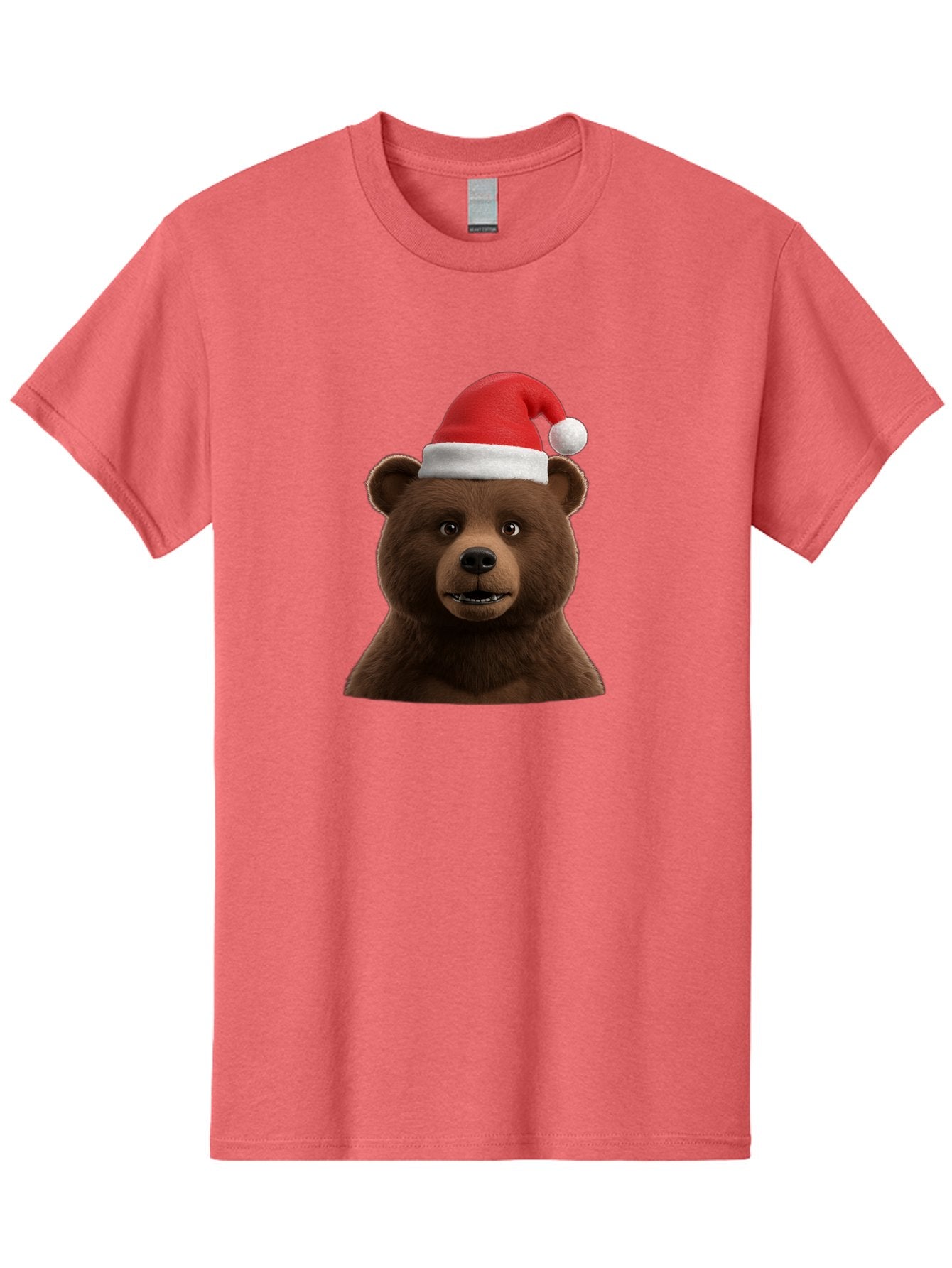 Brown-Bear-Santa-Hat Men'S Graphic Tee, 100% Cotton, Comfortable Casual Summer Wear, Machine Washable, Vintage Camera, Old Camera, Antique Camera, Black Camera, Classic Photography, Photography Equipment, Nostalgic Device, Film Camera, Bae925 11