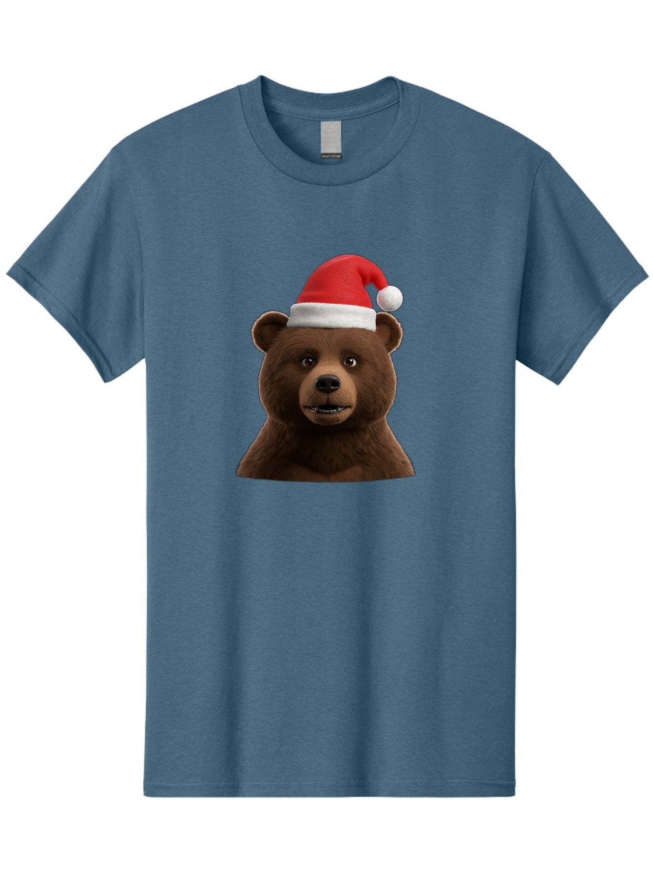 Brown-Bear-Santa-Hat Men'S Graphic Tee, 100% Cotton, Comfortable Casual Summer Wear, Machine Washable, Vintage Camera, Old Camera, Antique Camera, Black Camera, Classic Photography, Photography Equipment, Nostalgic Device, Film Camera, Bae925 7