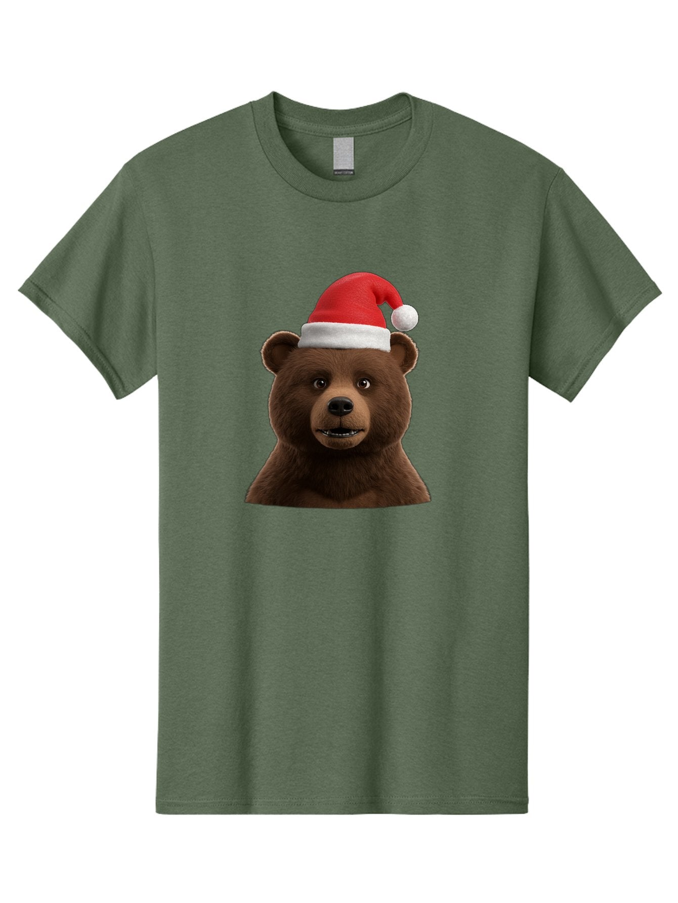 Brown-Bear-Santa-Hat Men'S Graphic Tee, 100% Cotton, Comfortable Casual Summer Wear, Machine Washable, Vintage Camera, Old Camera, Antique Camera, Black Camera, Classic Photography, Photography Equipment, Nostalgic Device, Film Camera, Bae925 10