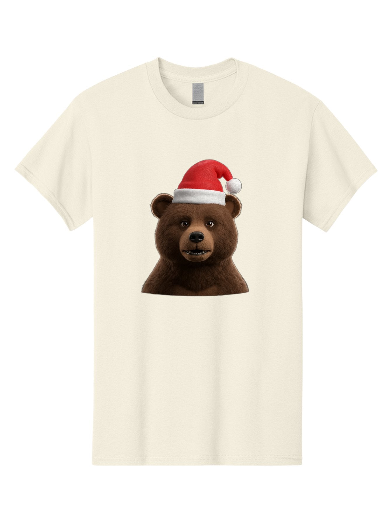 Brown-Bear-Santa-Hat Men'S Graphic Tee, 100% Cotton, Comfortable Casual Summer Wear, Machine Washable, Vintage Camera, Old Camera, Antique Camera, Black Camera, Classic Photography, Photography Equipment, Nostalgic Device, Film Camera, Bae925 12