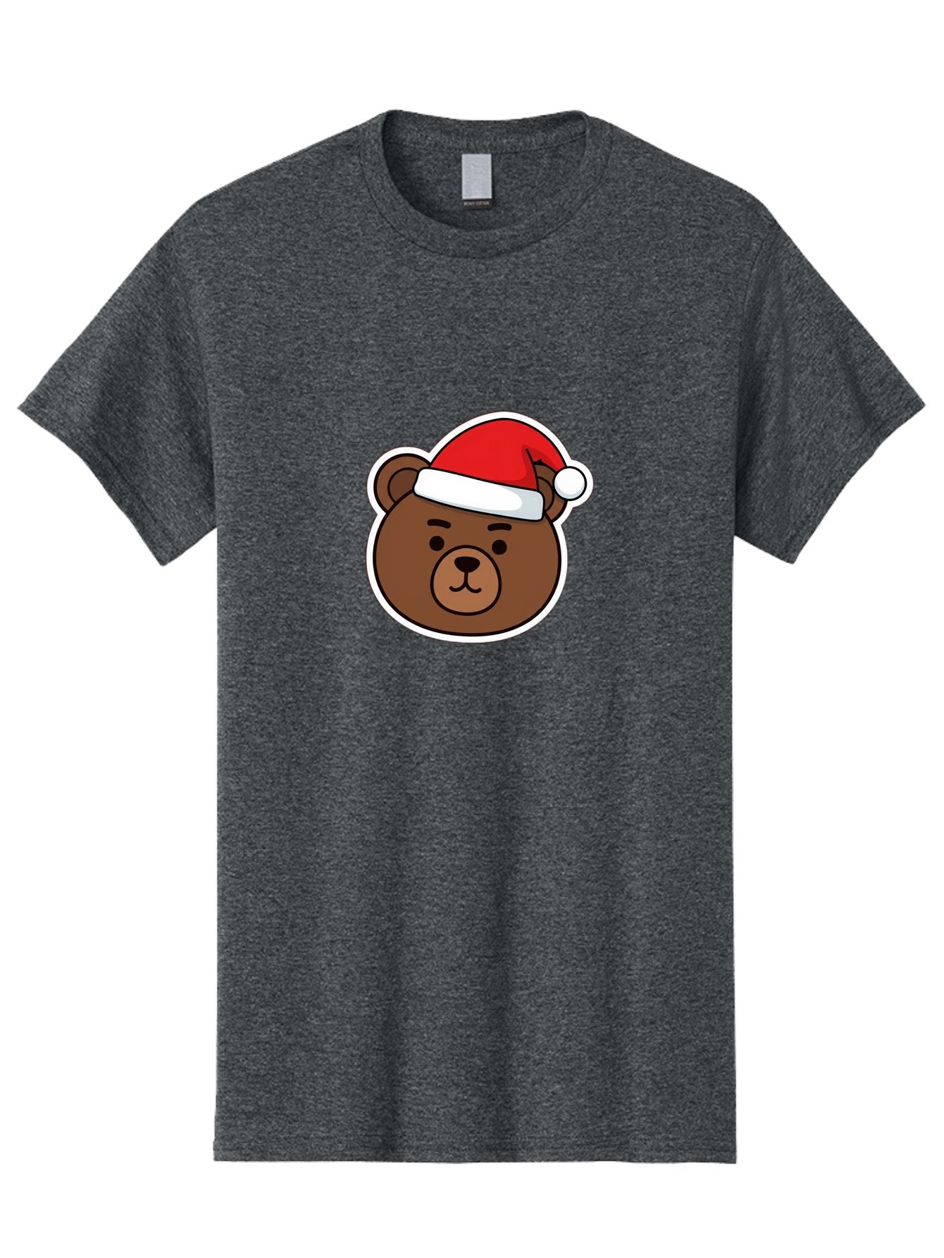 Brown-Bear-Wearing-Christmas-Hat Men'S Graphic Tee, 100% Cotton, Comfortable Casual Summer Wear, Machine Washable, Vintage Camera, Old Camera, Antique Camera, Black Camera, Classic Photography, Photography Equipment, Nostalgic Device, Bae926 8