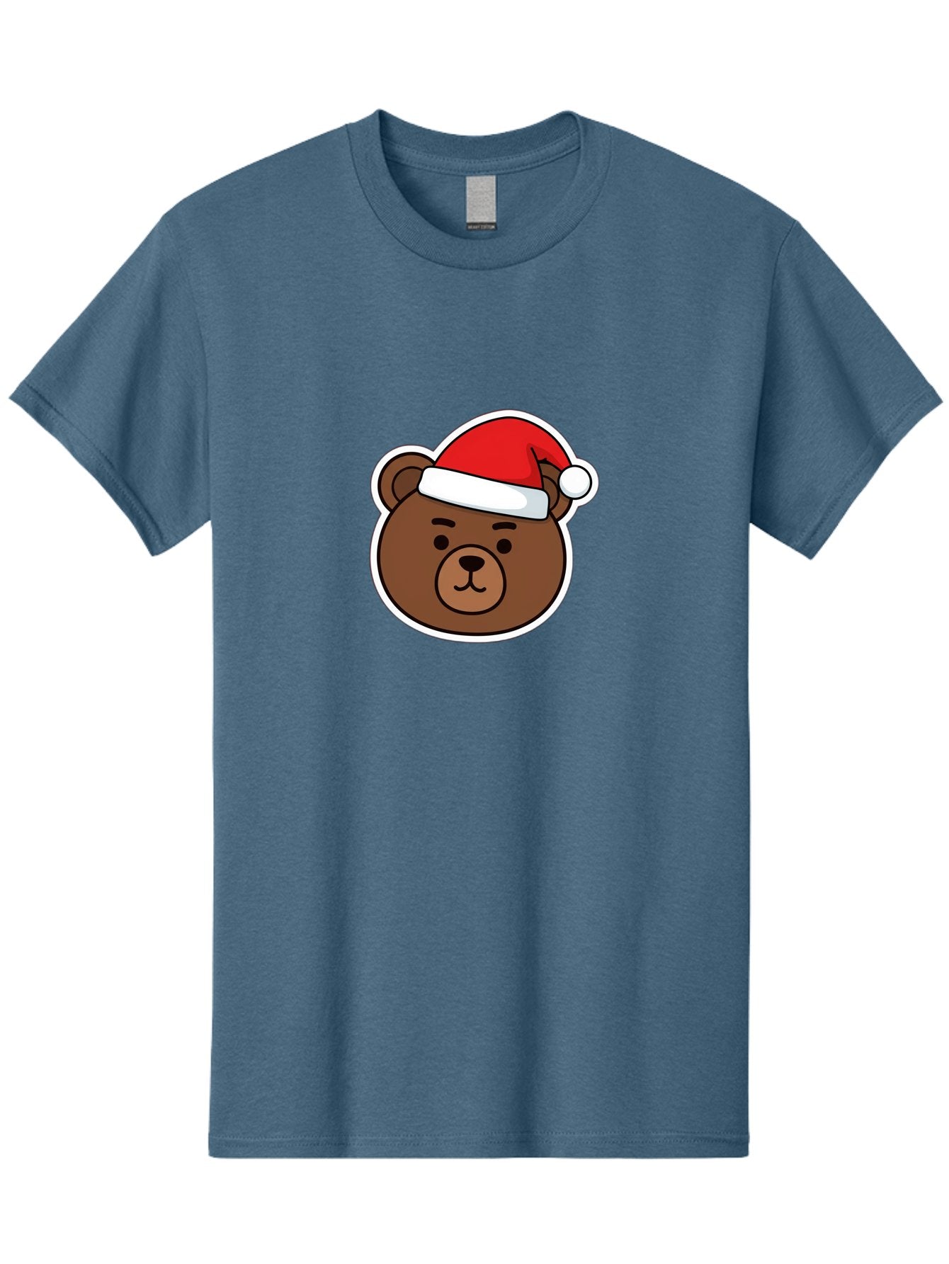Brown-Bear-Wearing-Christmas-Hat Men'S Graphic Tee, 100% Cotton, Comfortable Casual Summer Wear, Machine Washable, Vintage Camera, Old Camera, Antique Camera, Black Camera, Classic Photography, Photography Equipment, Nostalgic Device, Bae926