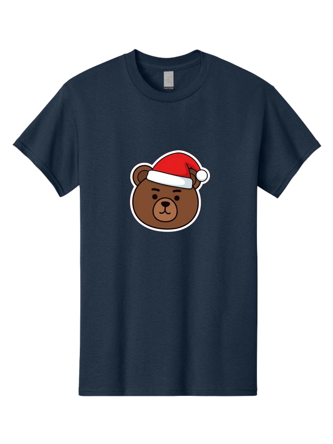 Brown-Bear-Wearing-Christmas-Hat Men'S Graphic Tee, 100% Cotton, Comfortable Casual Summer Wear, Machine Washable, Vintage Camera, Old Camera, Antique Camera, Black Camera, Classic Photography, Photography Equipment, Nostalgic Device, Bae926 12