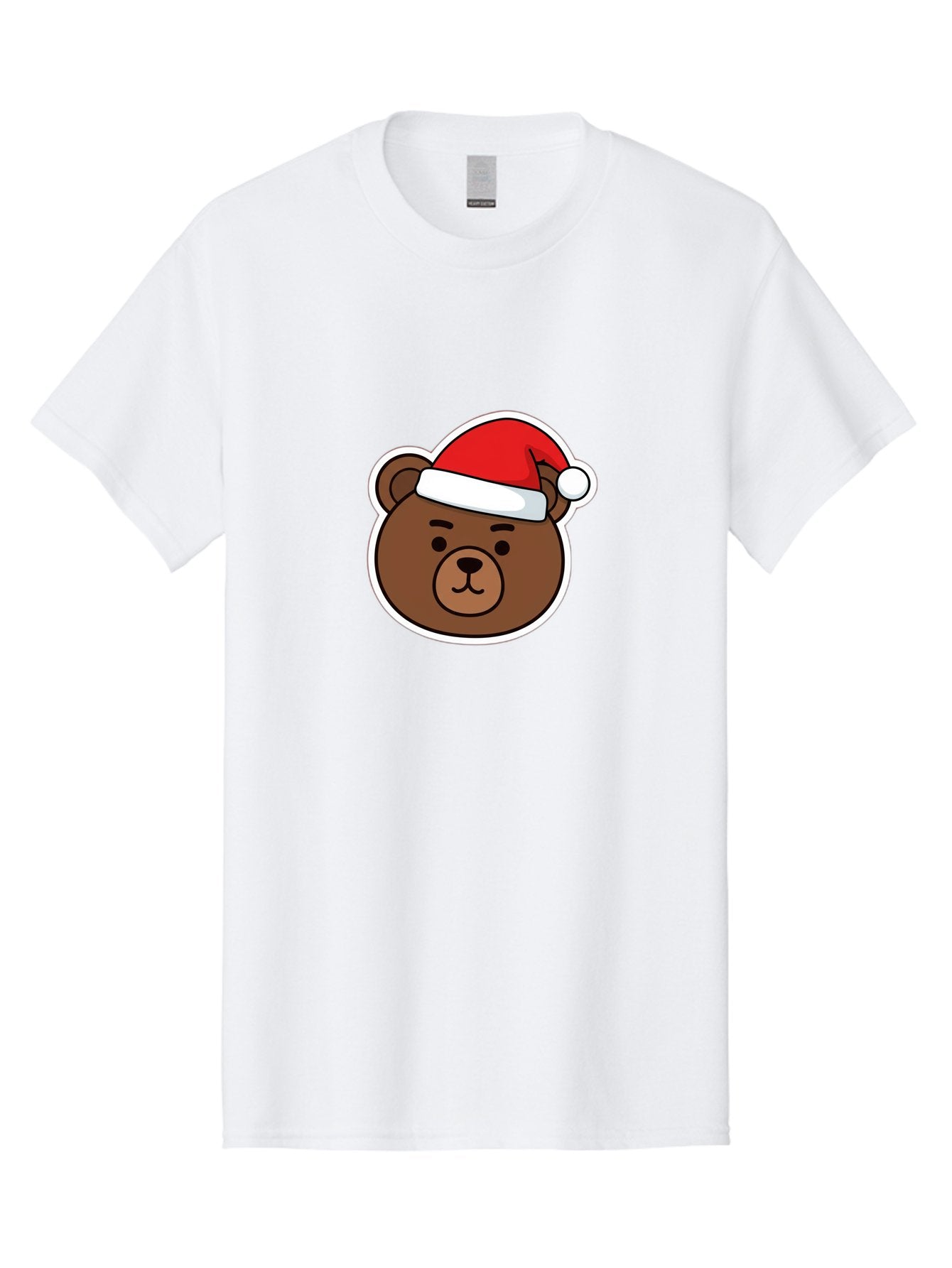 Brown-Bear-Wearing-Christmas-Hat Men'S Graphic Tee, 100% Cotton, Comfortable Casual Summer Wear, Machine Washable, Vintage Camera, Old Camera, Antique Camera, Black Camera, Classic Photography, Photography Equipment, Nostalgic Device, Bae926