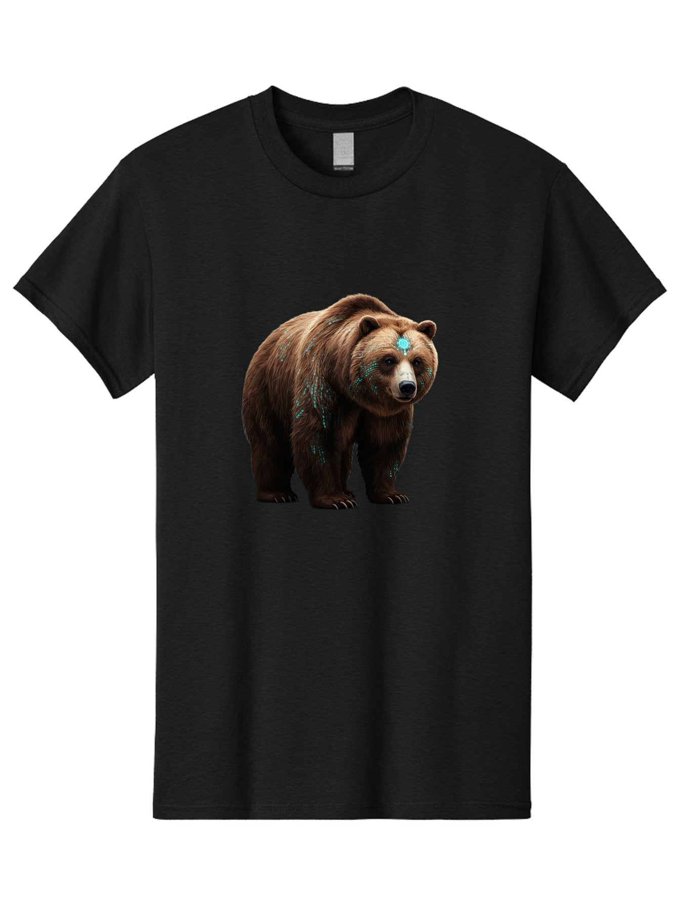 Brown-Bear-With-Blue-Markings Men'S Graphic Tee, 100% Cotton, Comfortable Casual Summer Wear, Machine Washable, Vintage Camera, Old Camera, Antique Camera, Black Camera, Classic Photography, Photography Equipment, Nostalgic Device, Bae927 12