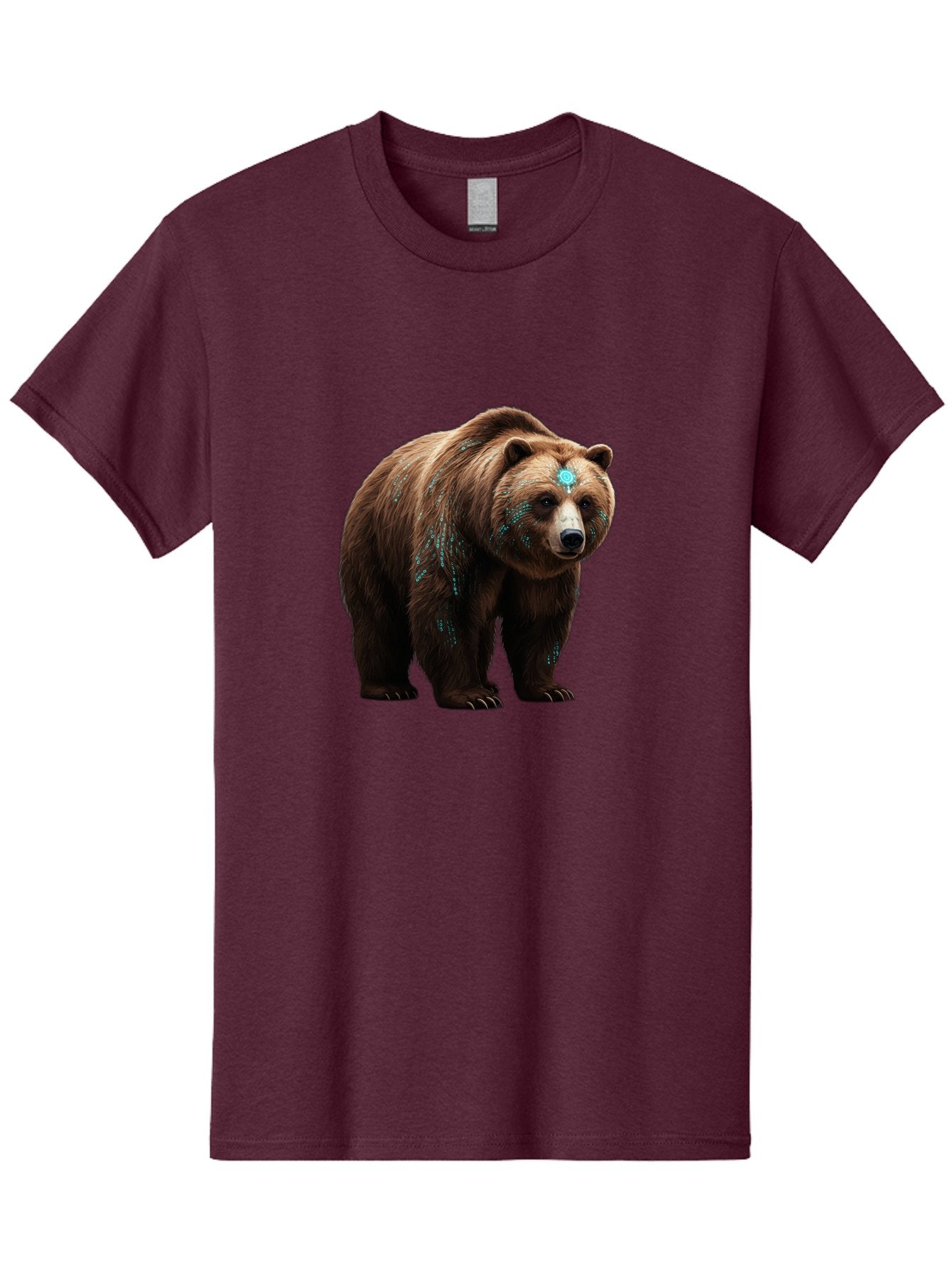 Brown-Bear-With-Blue-Markings Men'S Graphic Tee, 100% Cotton, Comfortable Casual Summer Wear, Machine Washable, Vintage Camera, Old Camera, Antique Camera, Black Camera, Classic Photography, Photography Equipment, Nostalgic Device, Bae927 10