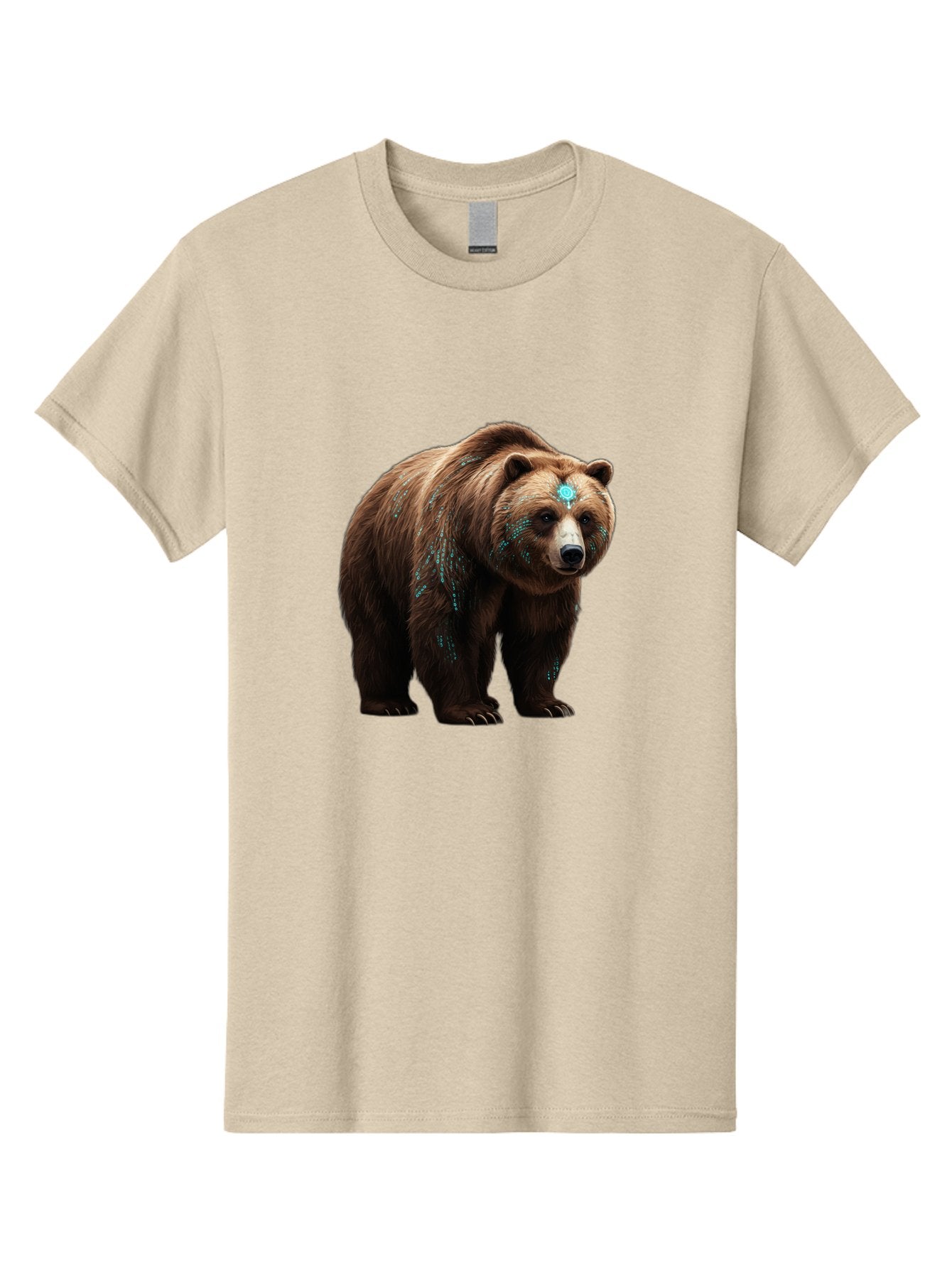 Brown-Bear-With-Blue-Markings Men'S Graphic Tee, 100% Cotton, Comfortable Casual Summer Wear, Machine Washable, Vintage Camera, Old Camera, Antique Camera, Black Camera, Classic Photography, Photography Equipment, Nostalgic Device, Bae927 4