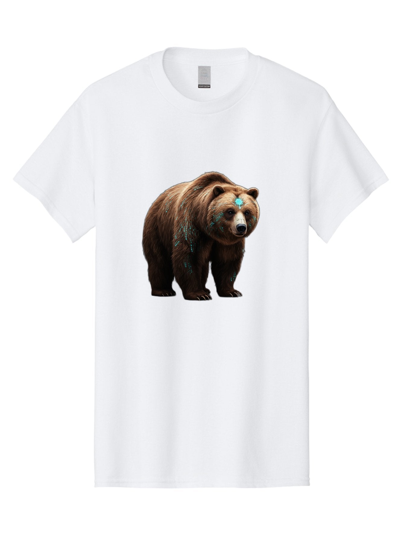 Brown-Bear-With-Blue-Markings Men'S Graphic Tee, 100% Cotton, Comfortable Casual Summer Wear, Machine Washable, Vintage Camera, Old Camera, Antique Camera, Black Camera, Classic Photography, Photography Equipment, Nostalgic Device, Bae927 3