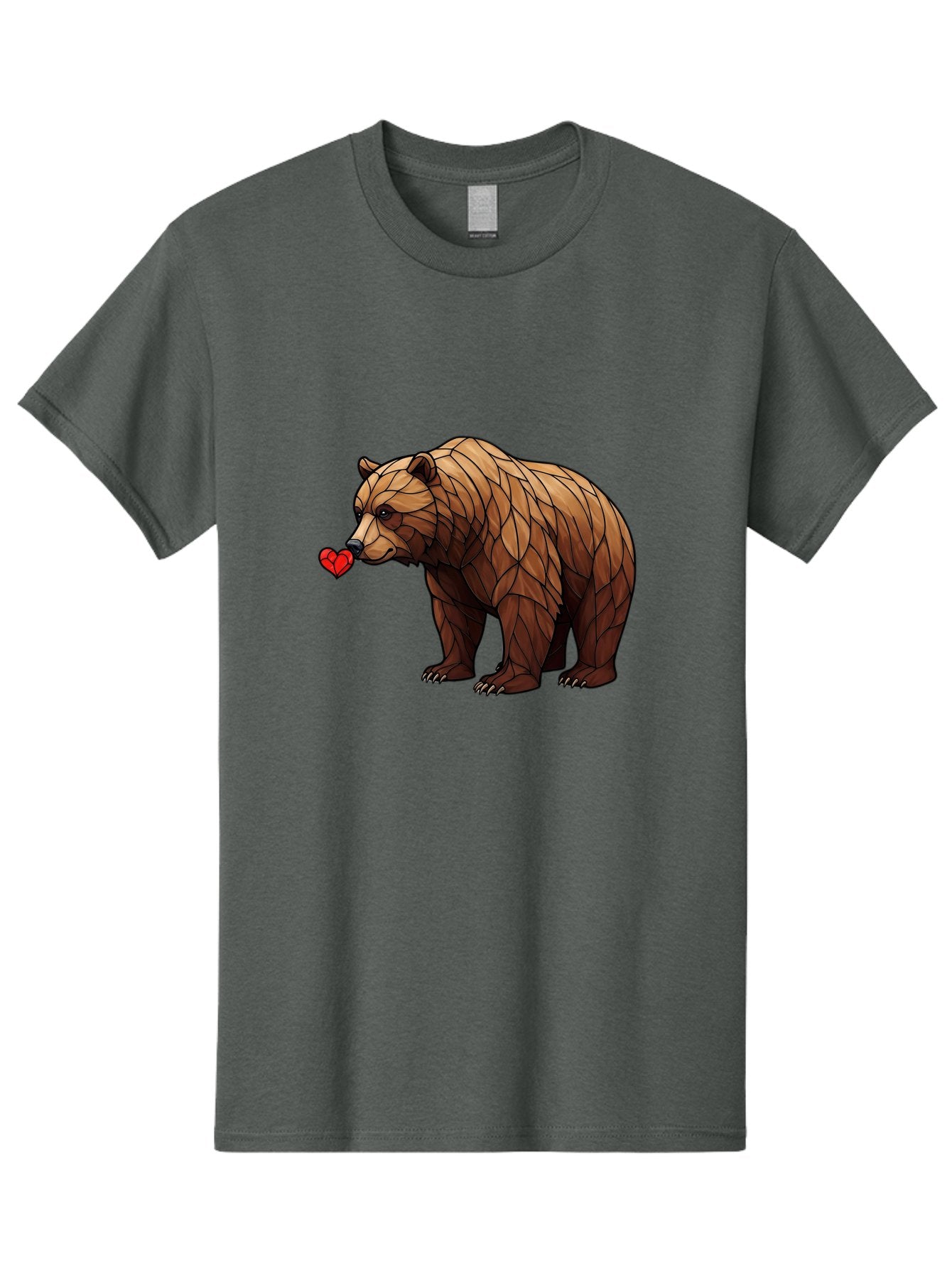 Brown-Bear-With-Heart Men'S Graphic Tee, 100% Cotton, Comfortable Casual Summer Wear, Machine Washable, Vintage Camera, Old Camera, Antique Camera, Black Camera, Classic Photography, Photography Equipment, Nostalgic Device, Film Camera, Bae929 15