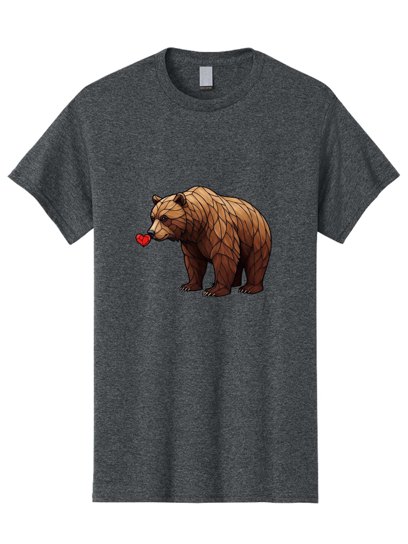 Brown-Bear-With-Heart Men'S Graphic Tee, 100% Cotton, Comfortable Casual Summer Wear, Machine Washable, Vintage Camera, Old Camera, Antique Camera, Black Camera, Classic Photography, Photography Equipment, Nostalgic Device, Film Camera, Bae929 12