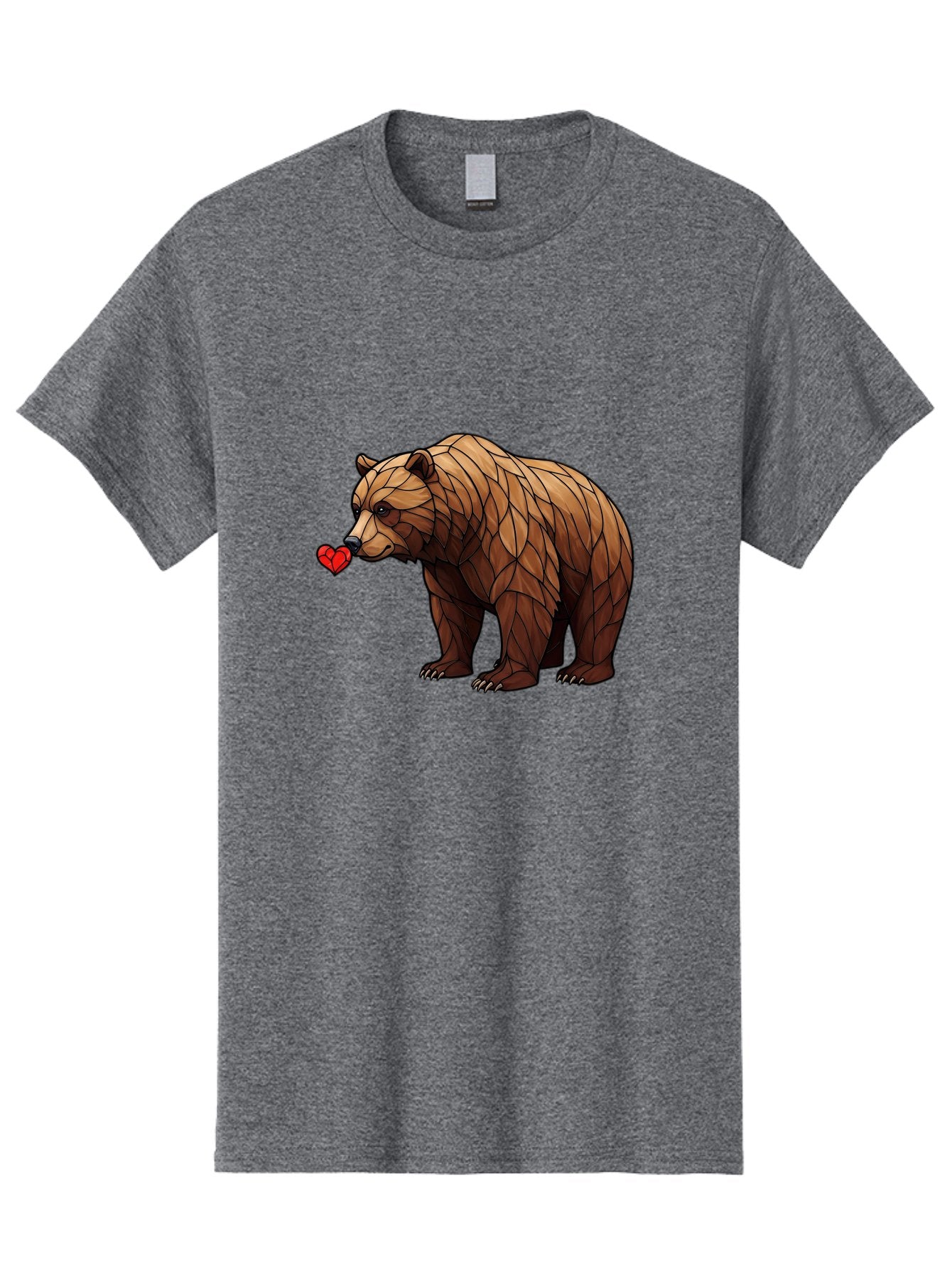 Brown-Bear-With-Heart Men'S Graphic Tee, 100% Cotton, Comfortable Casual Summer Wear, Machine Washable, Vintage Camera, Old Camera, Antique Camera, Black Camera, Classic Photography, Photography Equipment, Nostalgic Device, Film Camera, Bae929 7
