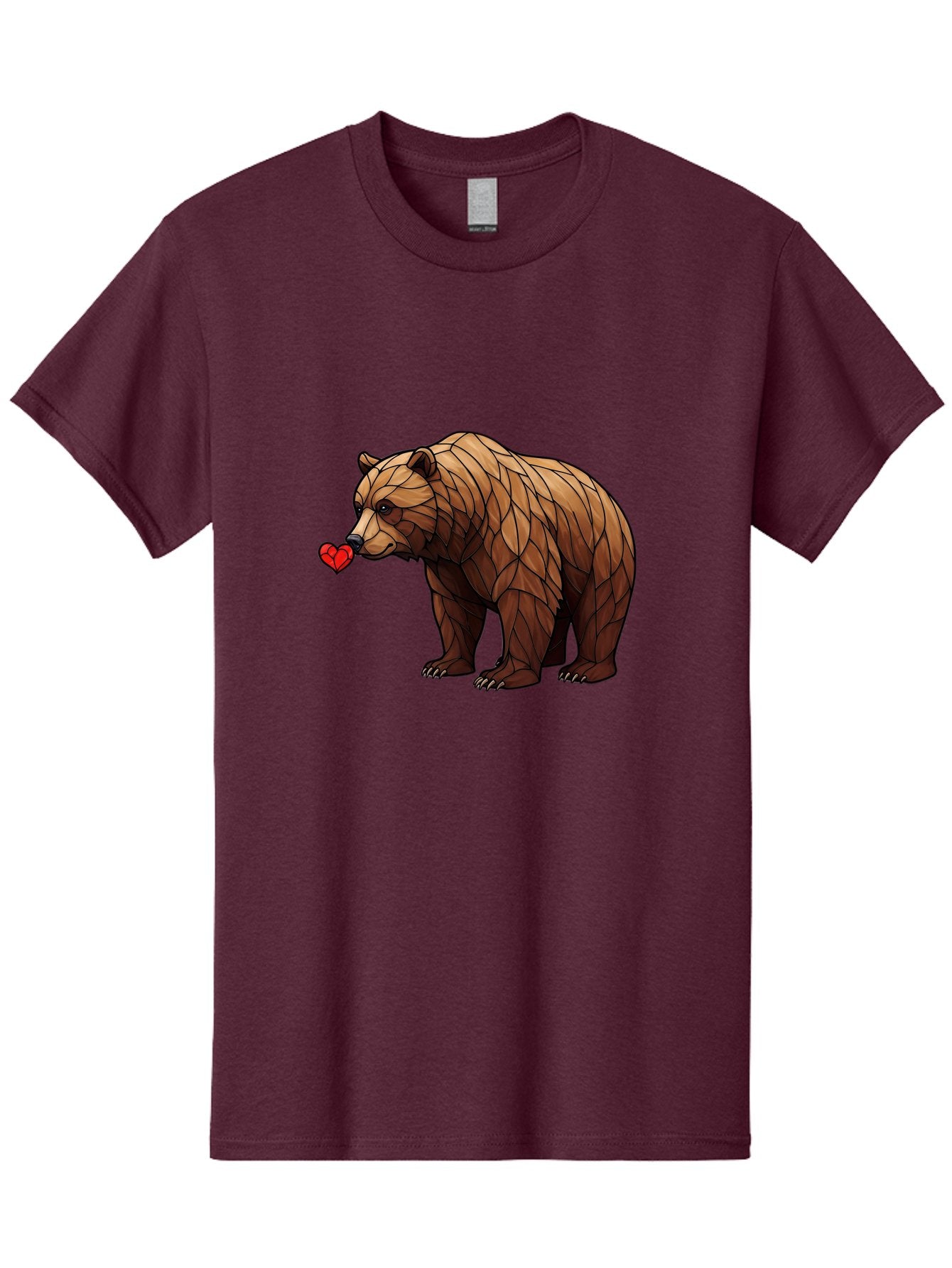 Brown-Bear-With-Heart Men'S Graphic Tee, 100% Cotton, Comfortable Casual Summer Wear, Machine Washable, Vintage Camera, Old Camera, Antique Camera, Black Camera, Classic Photography, Photography Equipment, Nostalgic Device, Film Camera, Bae929 14