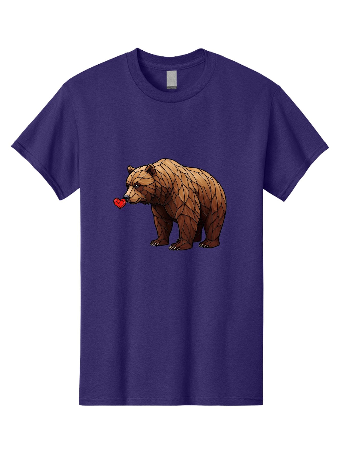 Brown-Bear-With-Heart Men'S Graphic Tee, 100% Cotton, Comfortable Casual Summer Wear, Machine Washable, Vintage Camera, Old Camera, Antique Camera, Black Camera, Classic Photography, Photography Equipment, Nostalgic Device, Film Camera, Bae929 6