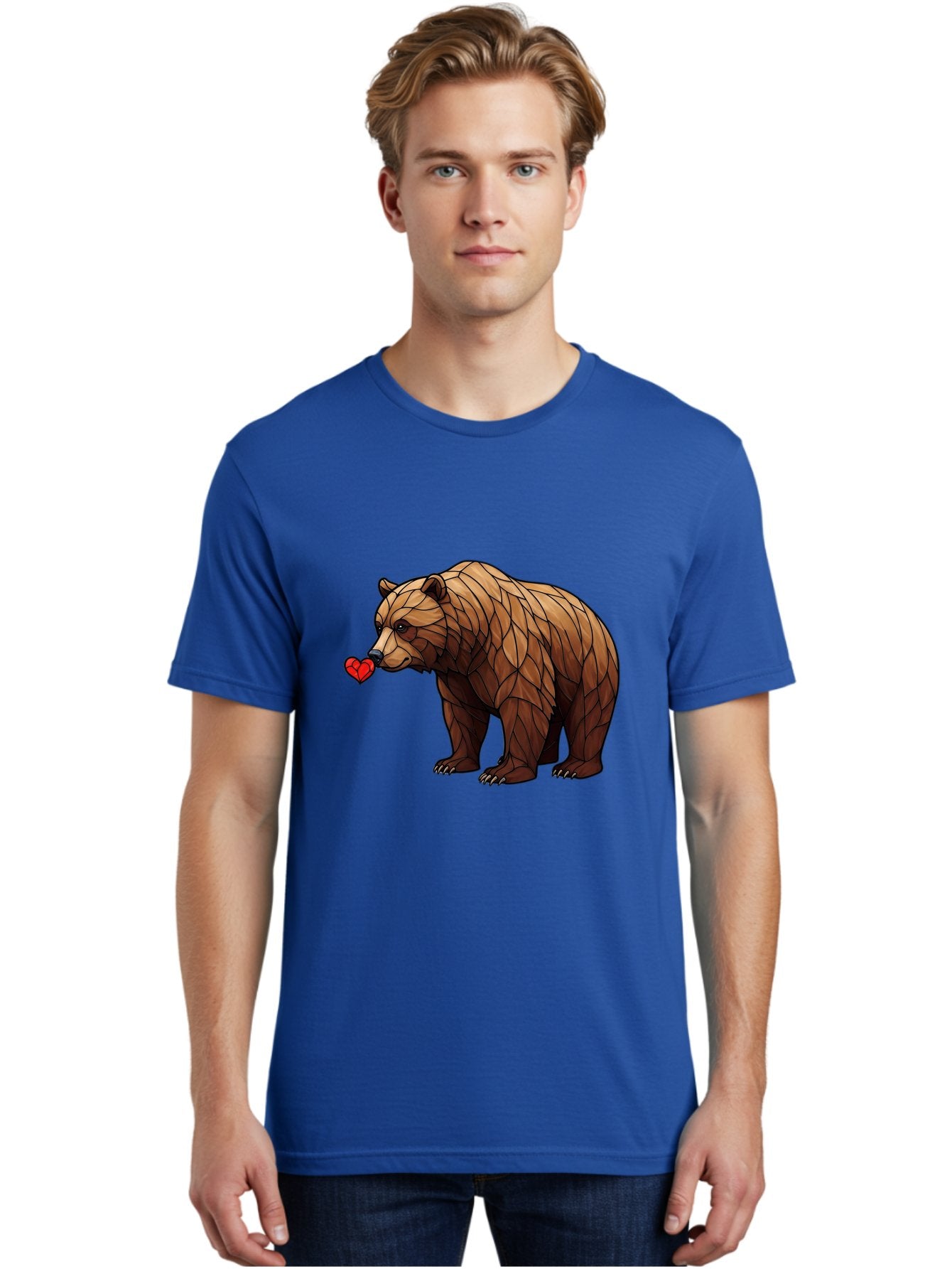 Brown-Bear-With-Heart Men'S Graphic Tee, 100% Cotton, Comfortable Casual Summer Wear, Machine Washable, Vintage Camera, Old Camera, Antique Camera, Black Camera, Classic Photography, Photography Equipment, Nostalgic Device, Film Camera, Bae929 26