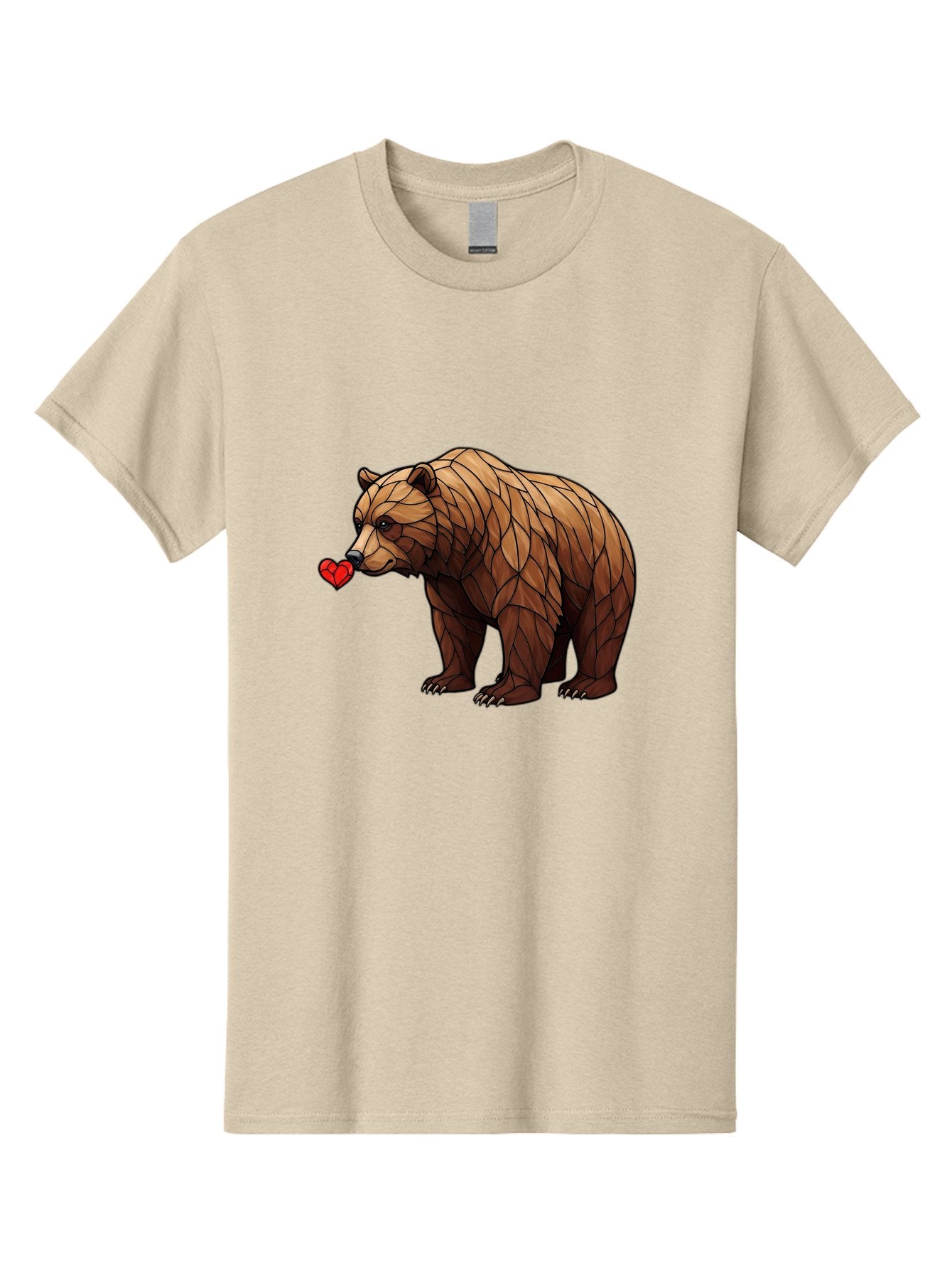 Brown-Bear-With-Heart Men'S Graphic Tee, 100% Cotton, Comfortable Casual Summer Wear, Machine Washable, Vintage Camera, Old Camera, Antique Camera, Black Camera, Classic Photography, Photography Equipment, Nostalgic Device, Film Camera, Bae929 5