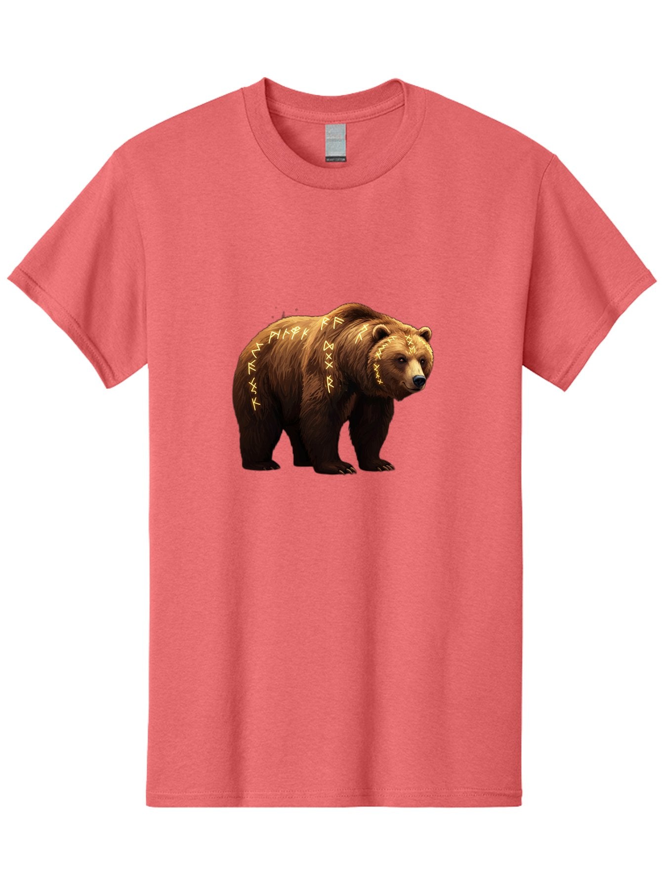 Brown-Bear-With-Runic-Symbols Men'S Graphic Tee, 100% Cotton, Comfortable Casual Summer Wear, Machine Washable, Vintage Camera, Old Camera, Antique Camera, Black Camera, Classic Photography, Photography Equipment, Nostalgic Device, Bae931 9