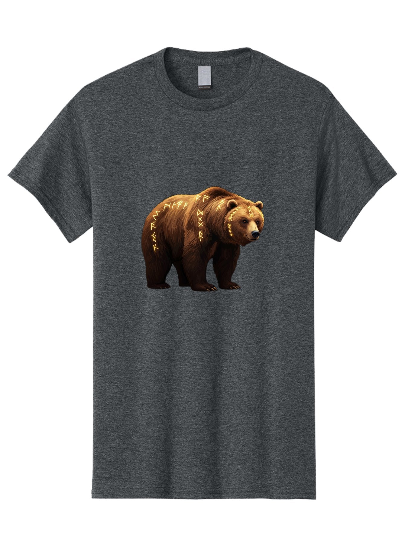 Brown-Bear-With-Runic-Symbols Men'S Graphic Tee, 100% Cotton, Comfortable Casual Summer Wear, Machine Washable, Vintage Camera, Old Camera, Antique Camera, Black Camera, Classic Photography, Photography Equipment, Nostalgic Device, Bae931 12