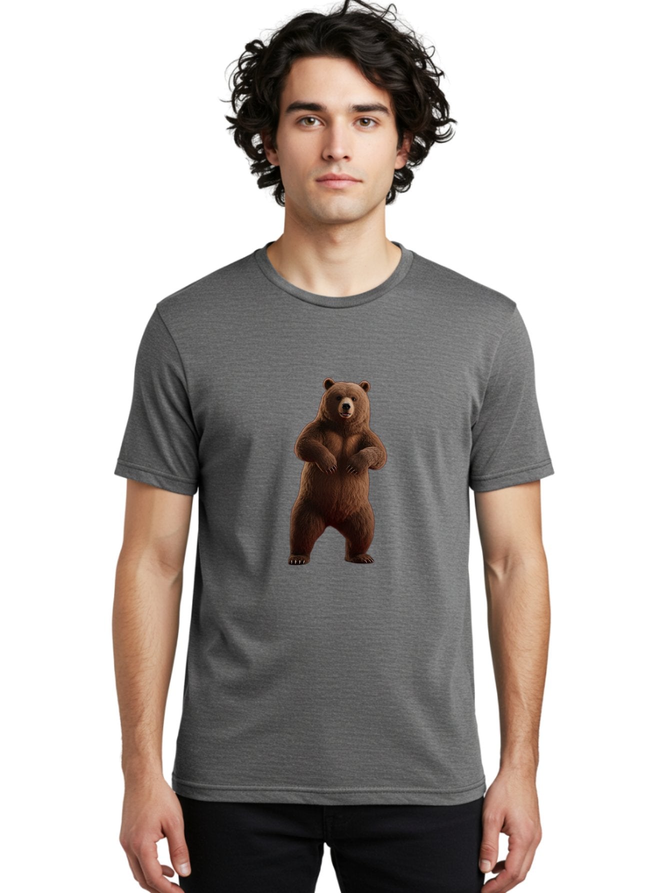 Brown-Bear Men'S Graphic Tee, 100% Cotton, Comfortable Casual Summer Wear, Machine Washable, Vintage Camera, Old Camera, Antique Camera, Black Camera, Classic Photography, Photography Equipment, Nostalgic Device, Film Camera, Camera Art Bae933 30
