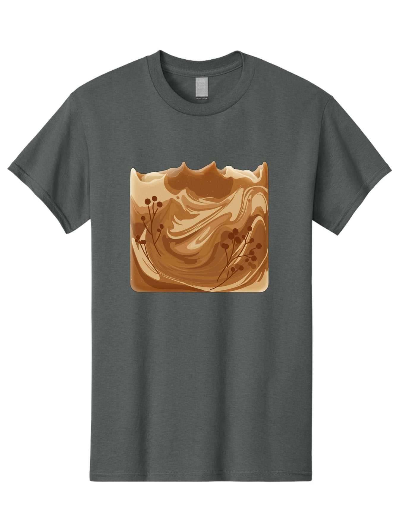 Brown-Swirl-Soap Men'S Graphic Tee, 100% Cotton, Comfortable Casual Summer Wear, Machine Washable, Vintage Camera, Old Camera, Antique Camera, Black Camera, Classic Photography, Photography Equipment, Nostalgic Device, Film Camera, Camera Art Bae934