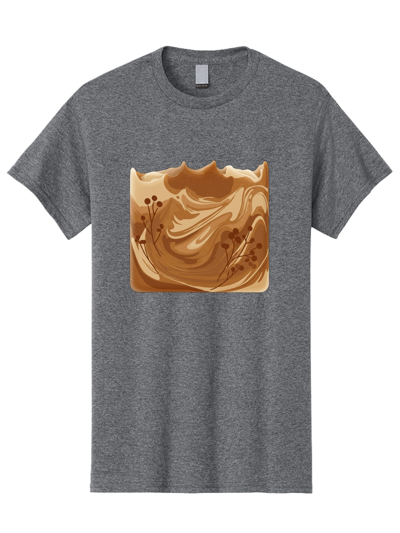 Brown-Swirl-Soap Men'S Graphic Tee, 100% Cotton, Comfortable Casual Summer Wear, Machine Washable, Vintage Camera, Old Camera, Antique Camera, Black Camera, Classic Photography, Photography Equipment, Nostalgic Device, Film Camera, Camera Art Bae934 3