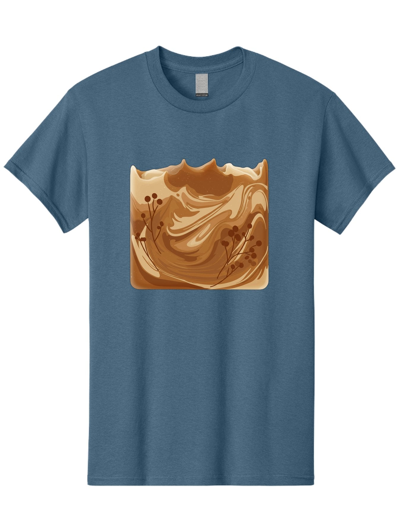 Brown-Swirl-Soap Men'S Graphic Tee, 100% Cotton, Comfortable Casual Summer Wear, Machine Washable, Vintage Camera, Old Camera, Antique Camera, Black Camera, Classic Photography, Photography Equipment, Nostalgic Device, Film Camera, Camera Art Bae934