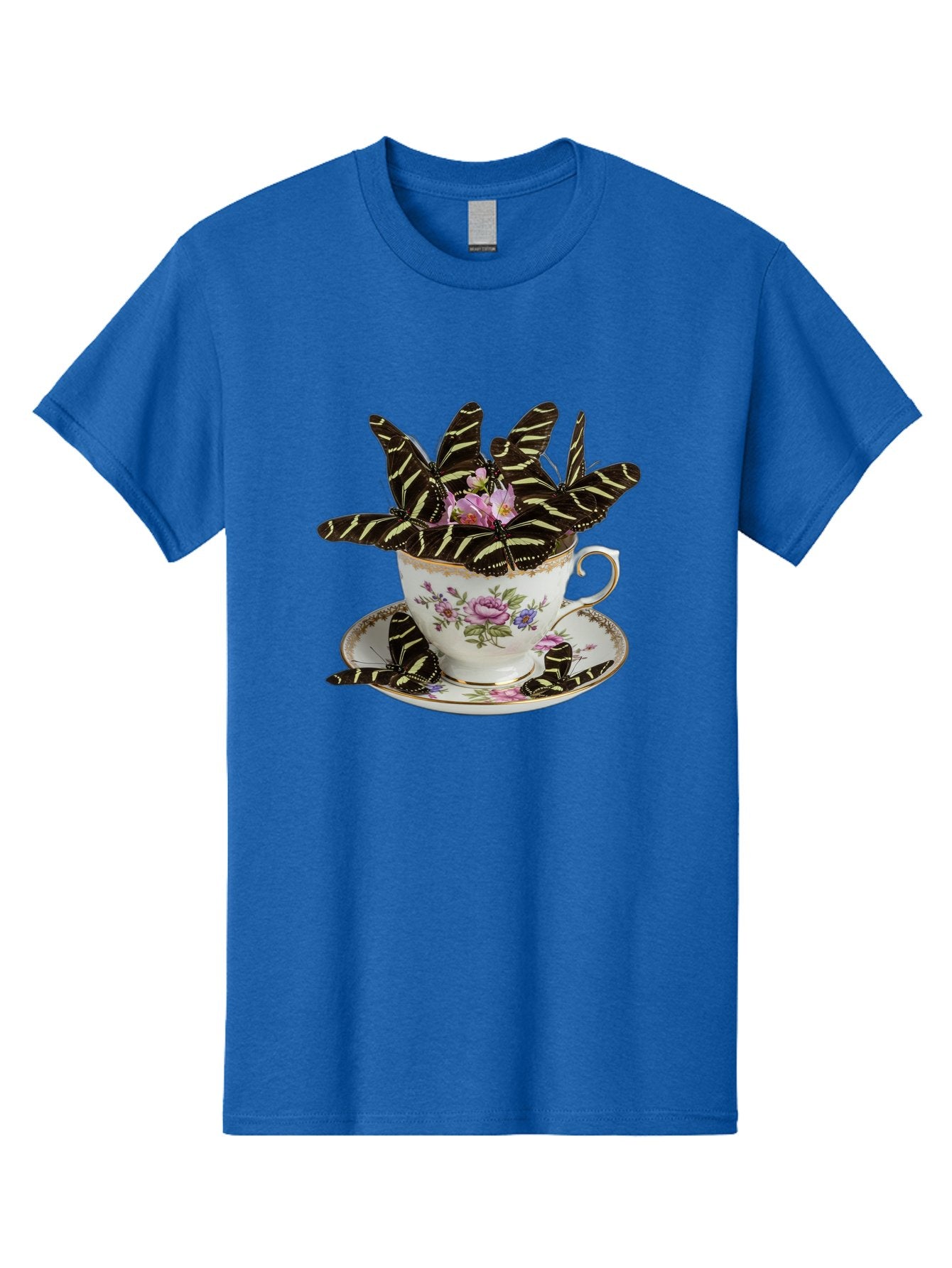 Butterflies-In-Tea-Cup Men'S Graphic Tee, 100% Cotton, Comfortable Casual Summer Wear, Machine Washable, Vintage Camera, Old Camera, Antique Camera, Black Camera, Classic Photography, Photography Equipment, Nostalgic Device, Film Camera, Bae939 13