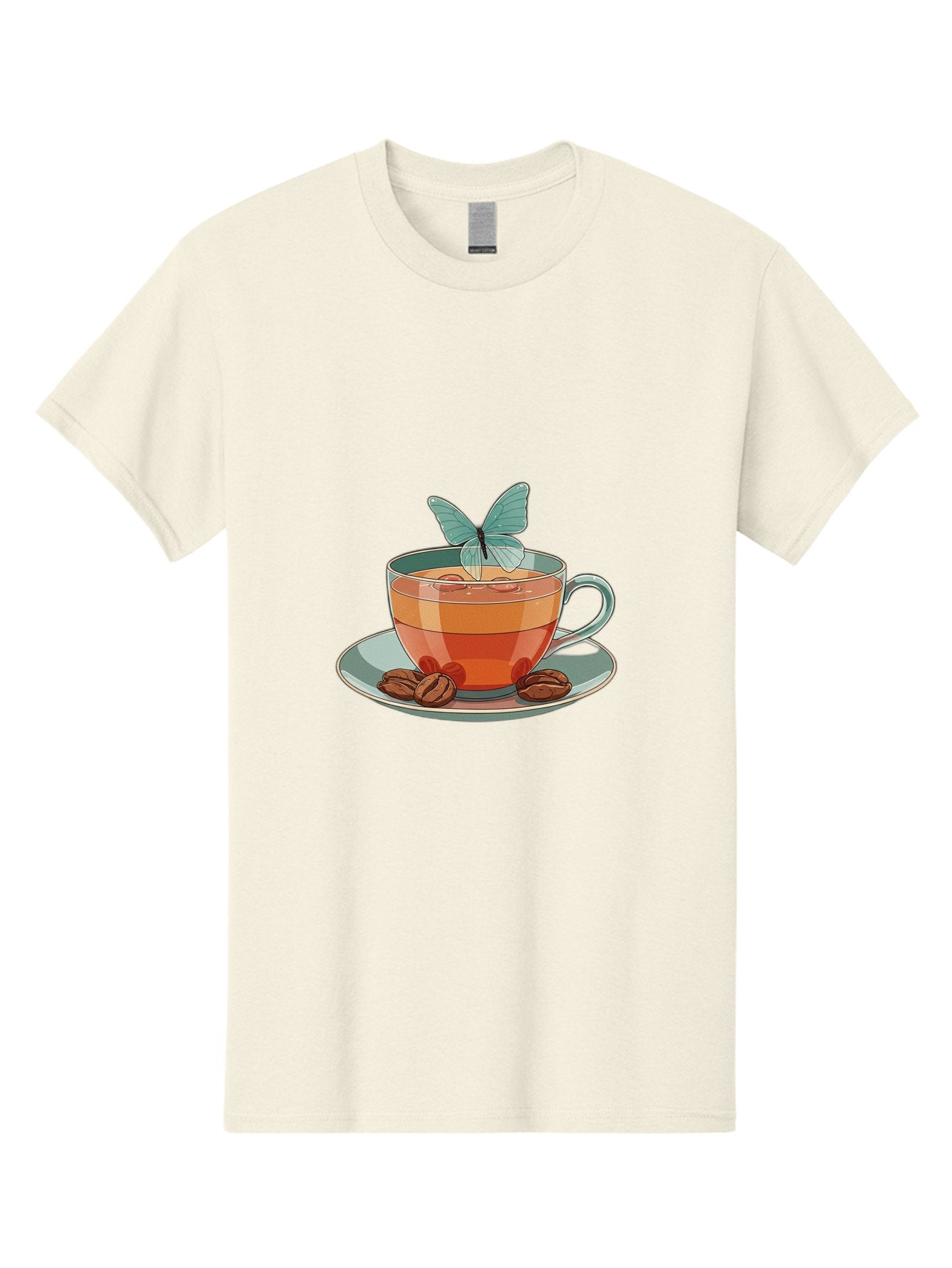 Butterfly-Coffee-Cup Men'S Graphic Tee, 100% Cotton, Comfortable Casual Summer Wear, Machine Washable, Vintage Camera, Old Camera, Antique Camera, Black Camera, Classic Photography, Photography Equipment, Nostalgic Device, Film Camera, Bae940 6