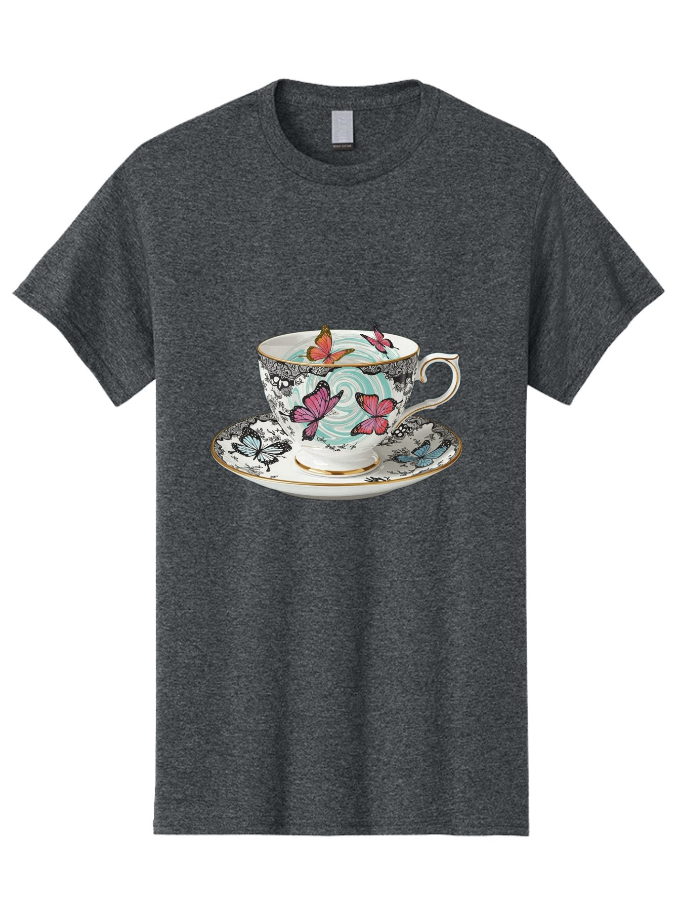 Butterfly-Tea-Cup Men'S Graphic Tee, 100% Cotton, Comfortable Casual Summer Wear, Machine Washable, Vintage Camera, Old Camera, Antique Camera, Black Camera, Classic Photography, Photography Equipment, Nostalgic Device, Film Camera, Camera Art Bae942 12