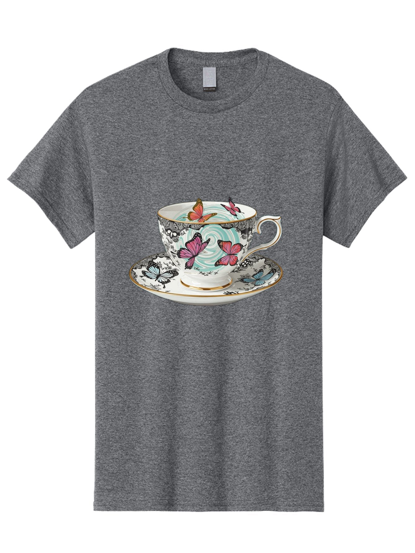 Butterfly-Tea-Cup Men'S Graphic Tee, 100% Cotton, Comfortable Casual Summer Wear, Machine Washable, Vintage Camera, Old Camera, Antique Camera, Black Camera, Classic Photography, Photography Equipment, Nostalgic Device, Film Camera, Camera Art Bae942 8