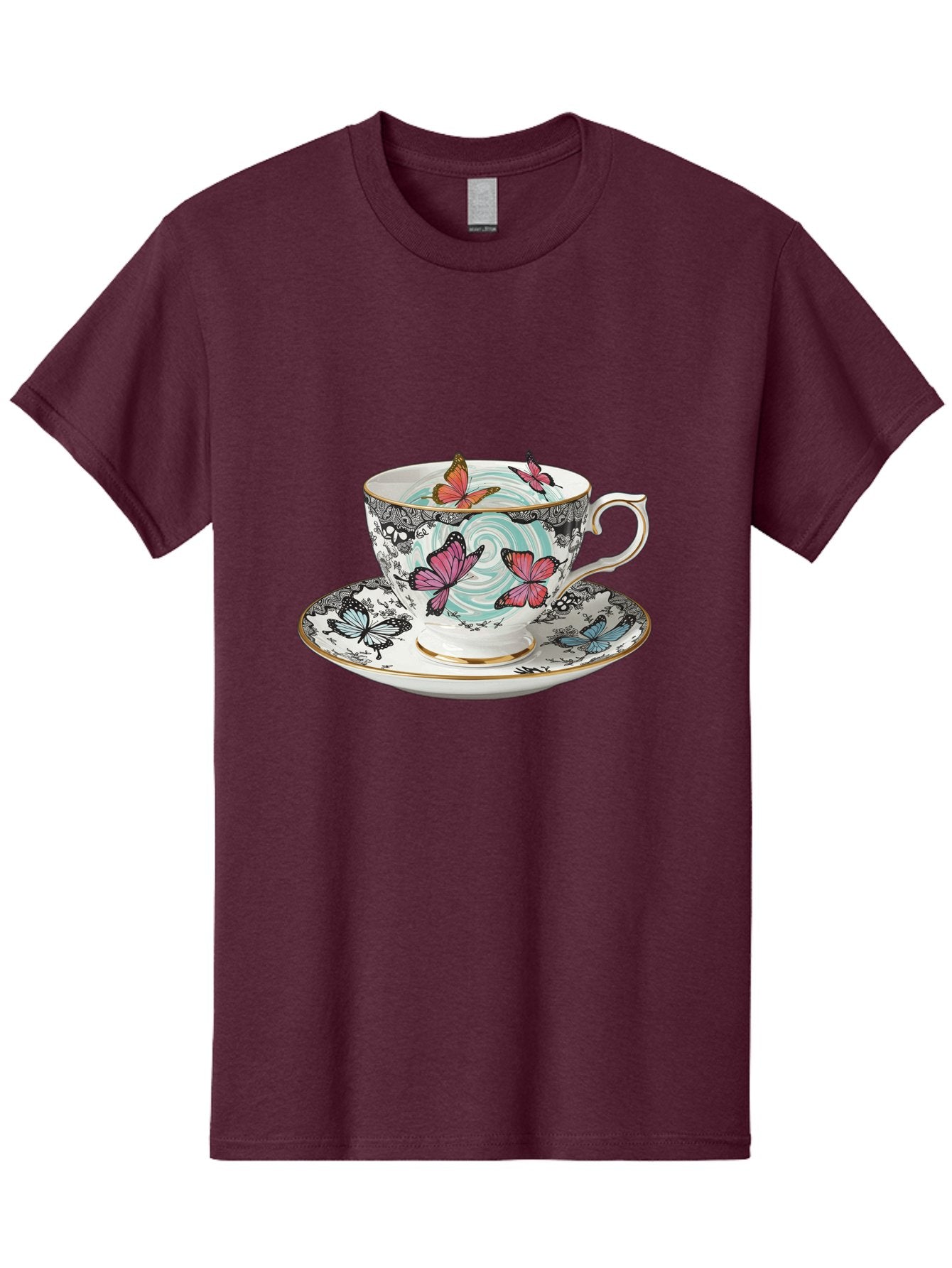 Butterfly-Tea-Cup Men'S Graphic Tee, 100% Cotton, Comfortable Casual Summer Wear, Machine Washable, Vintage Camera, Old Camera, Antique Camera, Black Camera, Classic Photography, Photography Equipment, Nostalgic Device, Film Camera, Camera Art Bae942 10