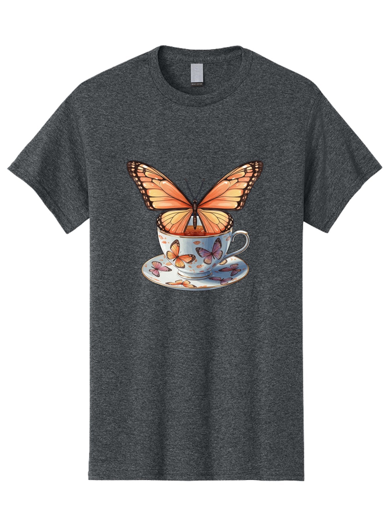Butterfly-Teacup Men'S Graphic Tee, 100% Cotton, Comfortable Casual Summer Wear, Machine Washable, Vintage Camera, Old Camera, Antique Camera, Black Camera, Classic Photography, Photography Equipment, Nostalgic Device, Film Camera, Camera Art Bae944 14