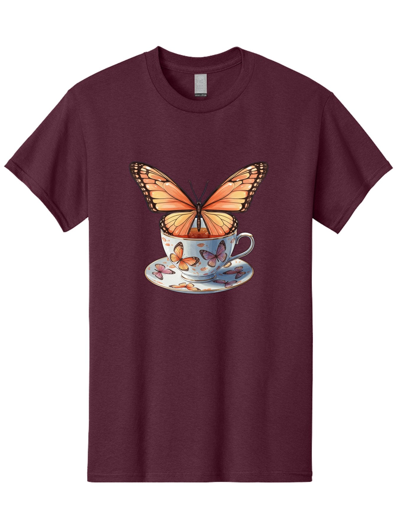 Butterfly-Teacup Men'S Graphic Tee, 100% Cotton, Comfortable Casual Summer Wear, Machine Washable, Vintage Camera, Old Camera, Antique Camera, Black Camera, Classic Photography, Photography Equipment, Nostalgic Device, Film Camera, Camera Art Bae944 7
