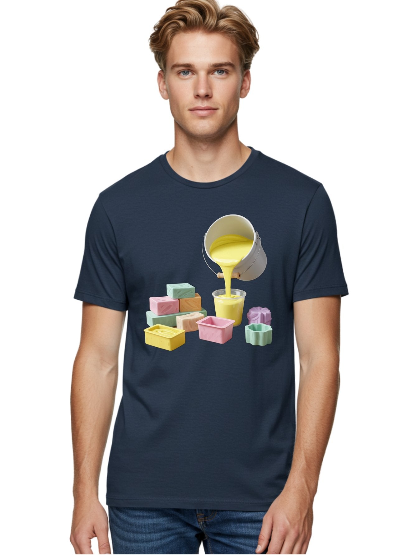 Candle-Pouring Men'S Graphic Tee, 100% Cotton, Comfortable Casual Summer Wear, Machine Washable, Vintage Camera, Old Camera, Antique Camera, Black Camera, Classic Photography, Photography Equipment, Nostalgic Device, Film Camera, Camera Art Bae945 24