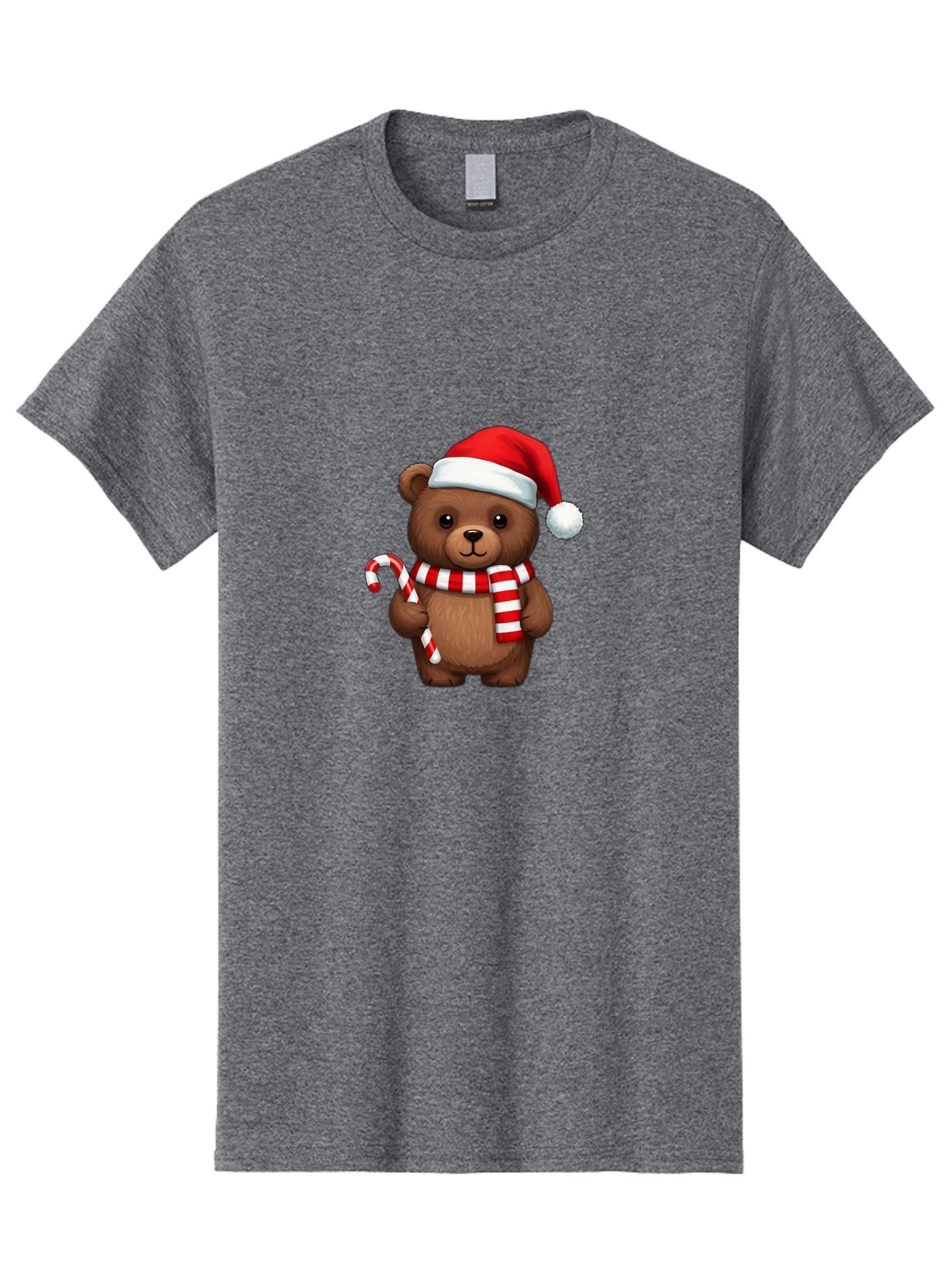 Candy-Cane-Bear Men'S Graphic Tee, 100% Cotton, Comfortable Casual Summer Wear, Machine Washable, Vintage Camera, Old Camera, Antique Camera, Black Camera, Classic Photography, Photography Equipment, Nostalgic Device, Film Camera, Camera Art Bae946