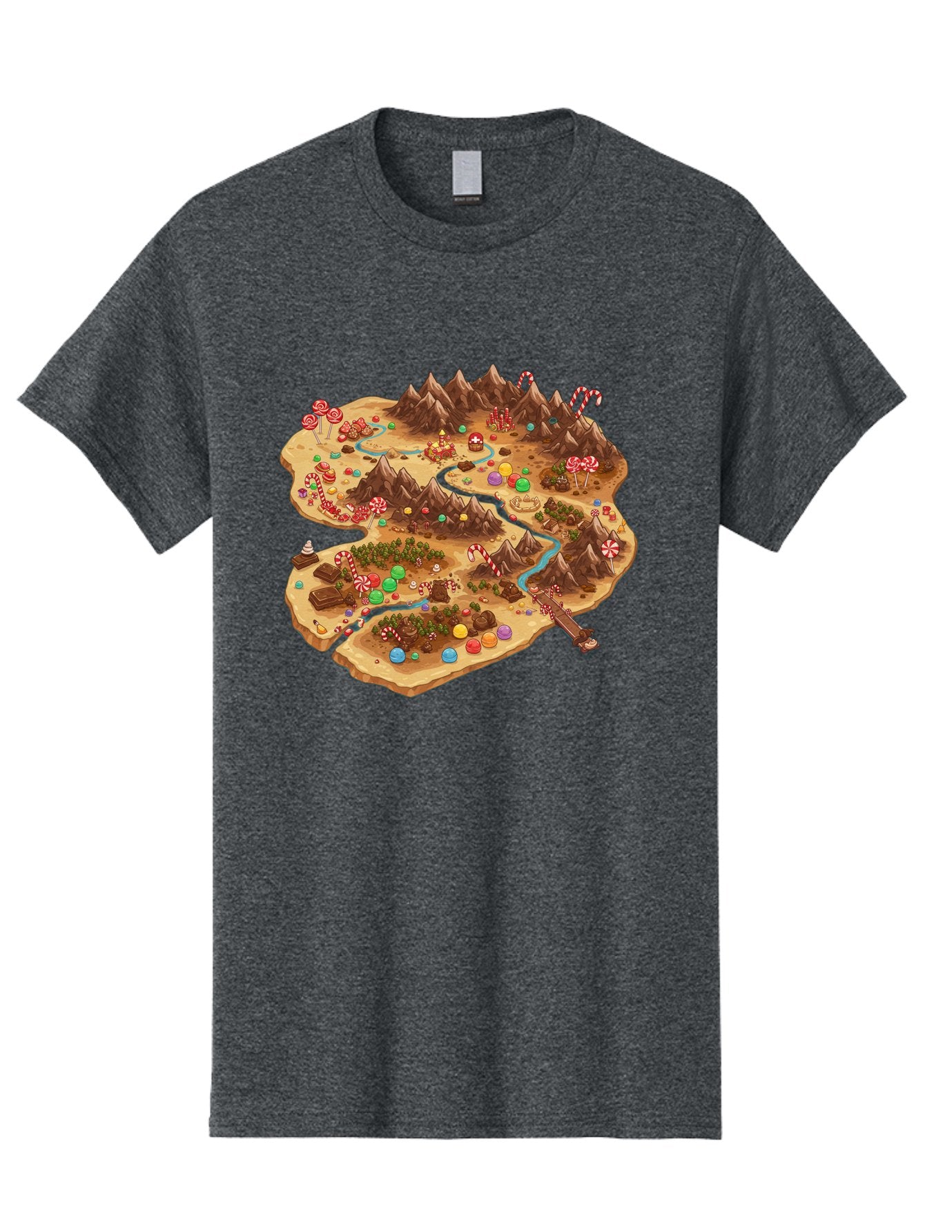 Candyland-Map Men'S Graphic Tee, 100% Cotton, Comfortable Casual Summer Wear, Machine Washable, Vintage Camera, Old Camera, Antique Camera, Black Camera, Classic Photography, Photography Equipment, Nostalgic Device, Film Camera, Camera Art Bae948 13