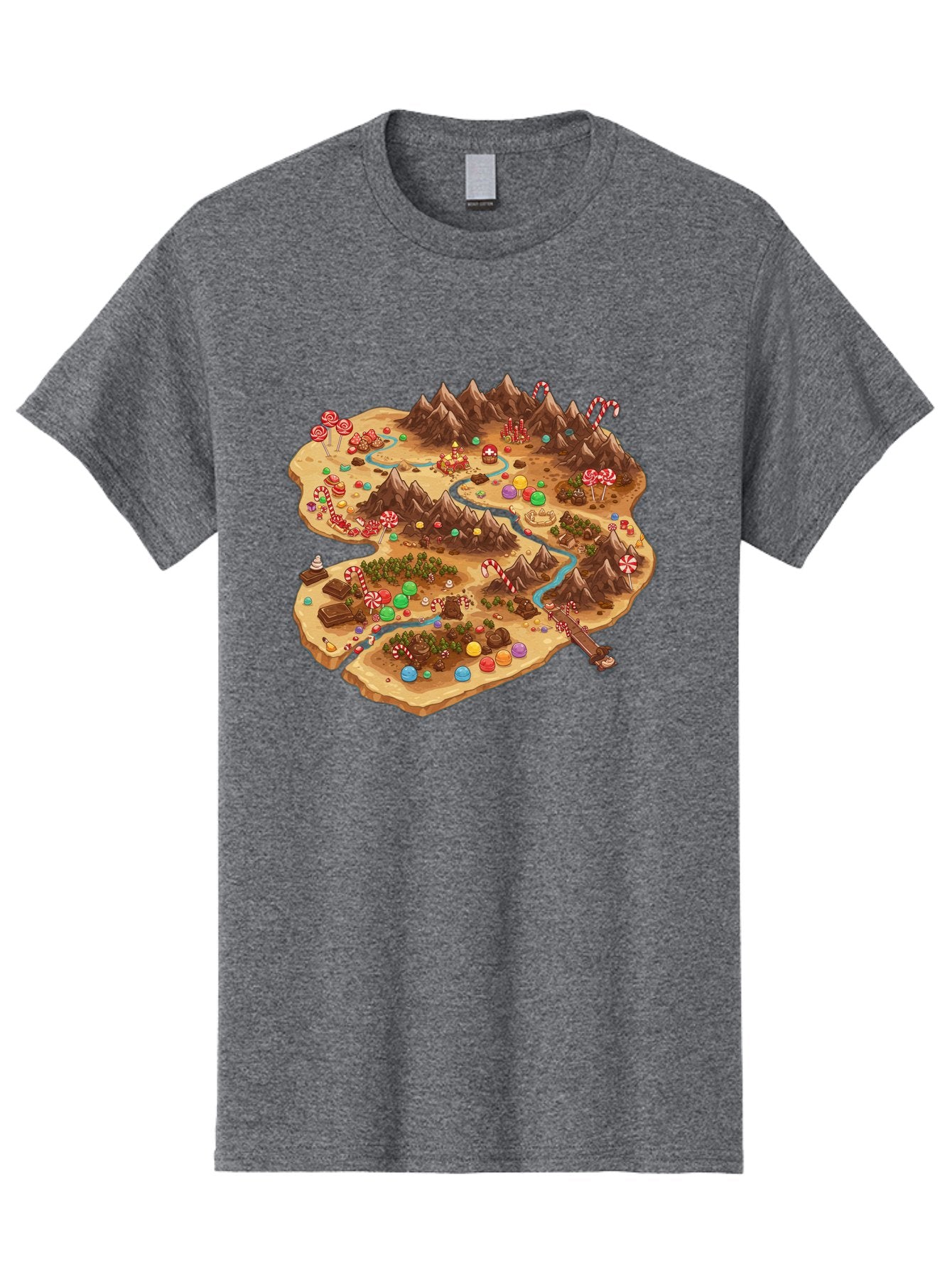 Candyland-Map Men'S Graphic Tee, 100% Cotton, Comfortable Casual Summer Wear, Machine Washable, Vintage Camera, Old Camera, Antique Camera, Black Camera, Classic Photography, Photography Equipment, Nostalgic Device, Film Camera, Camera Art Bae948 15